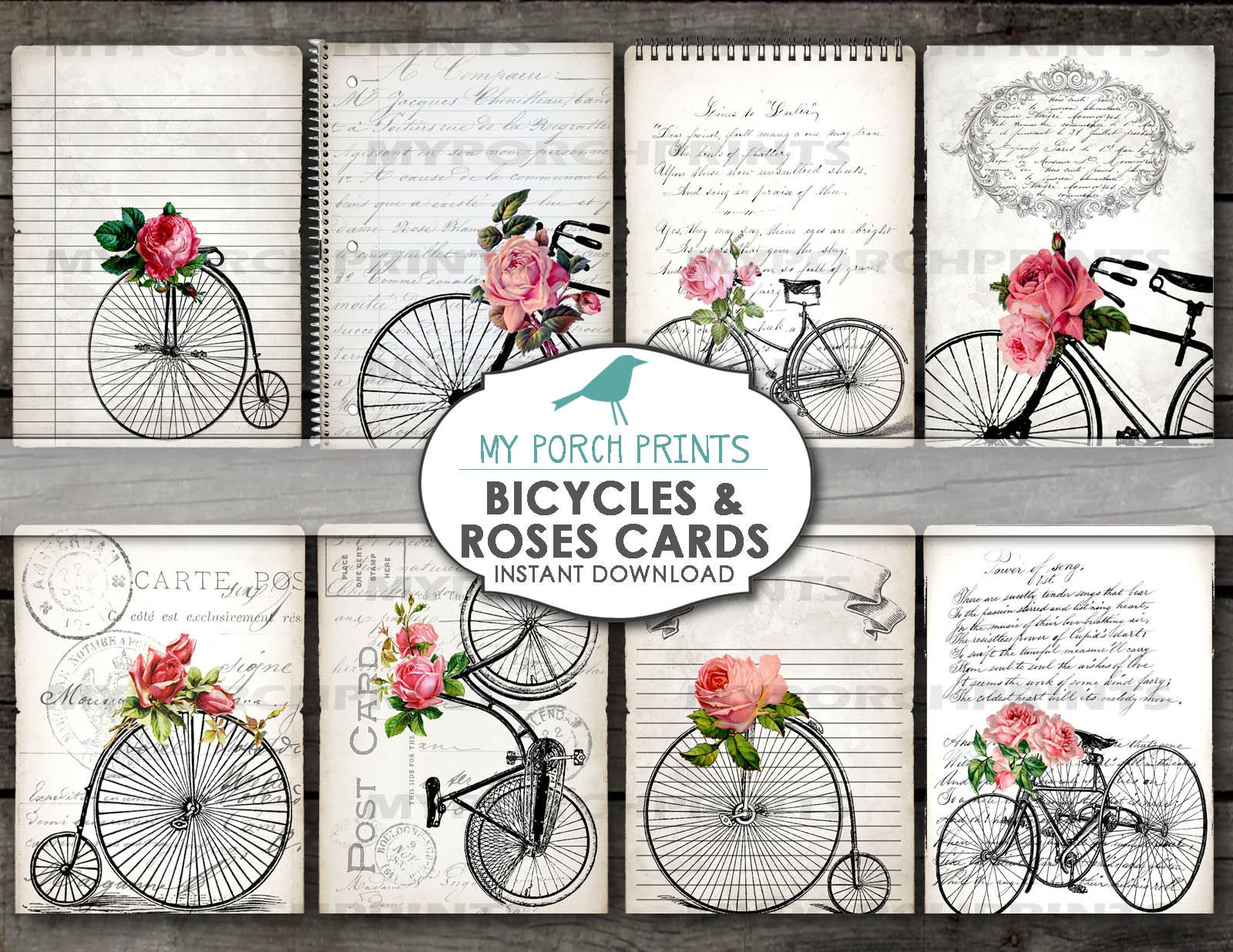 Bicycles and roses for sale  