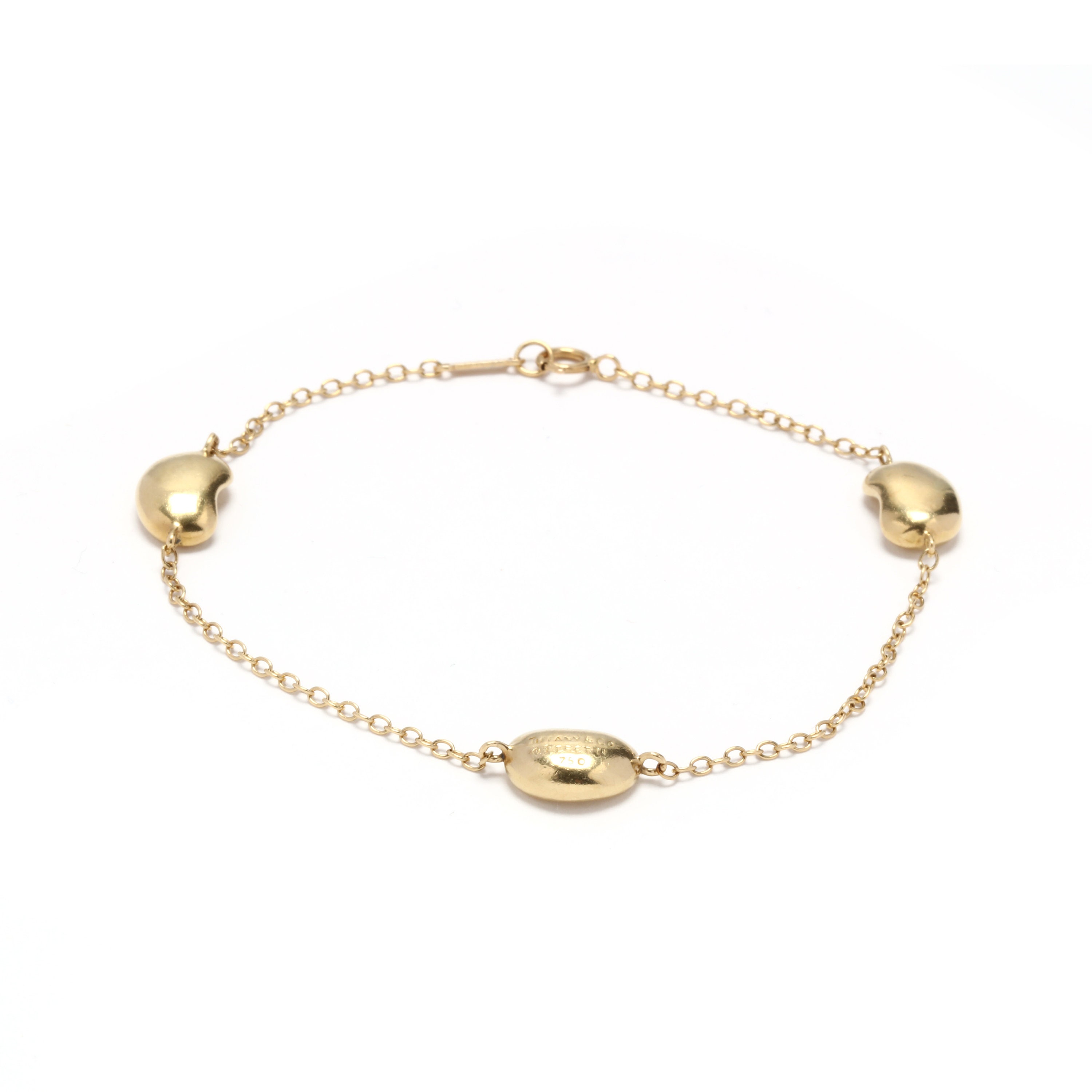 Gold bean bracelet for sale  