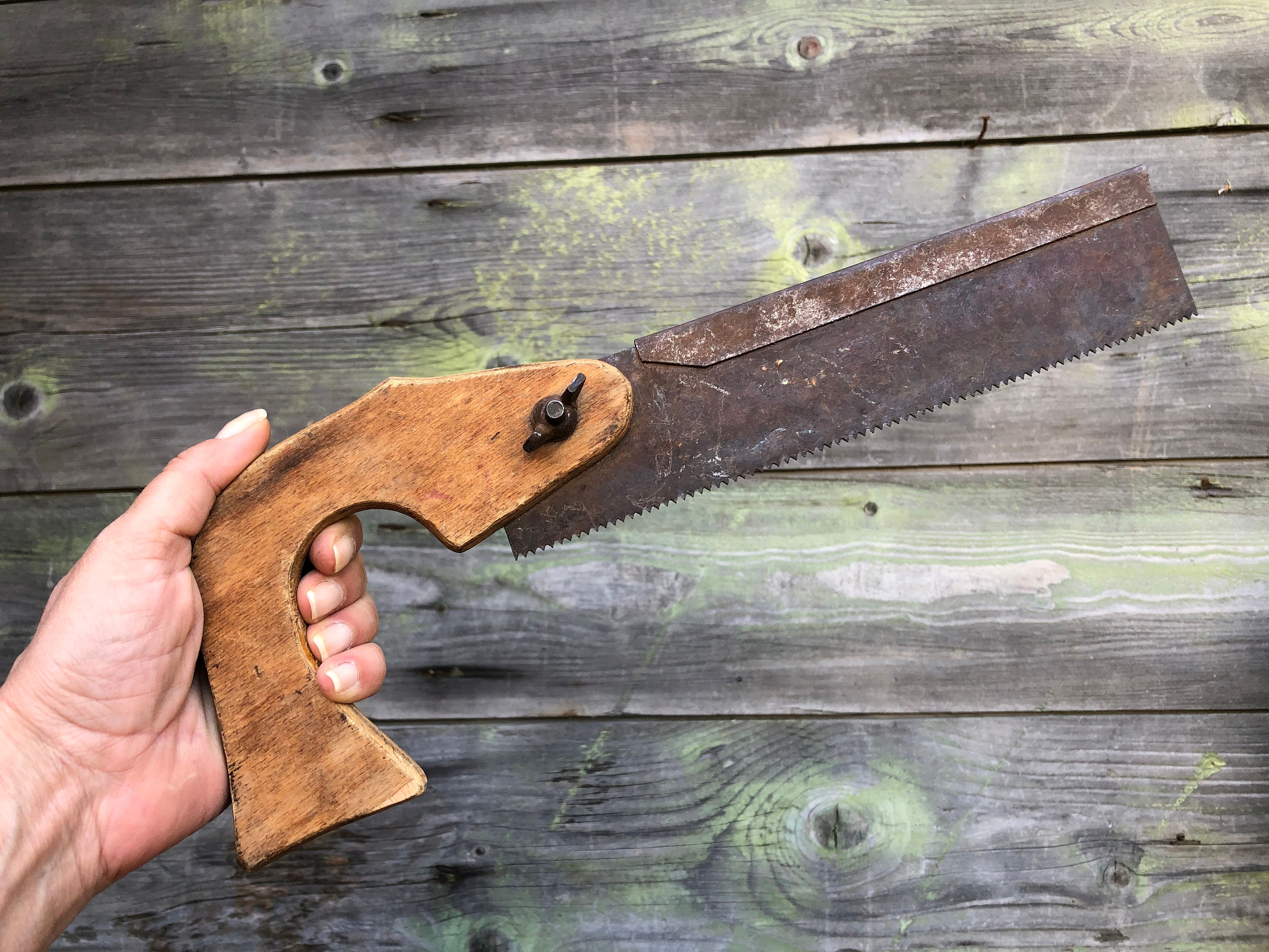 Vintage saw rusty for sale  