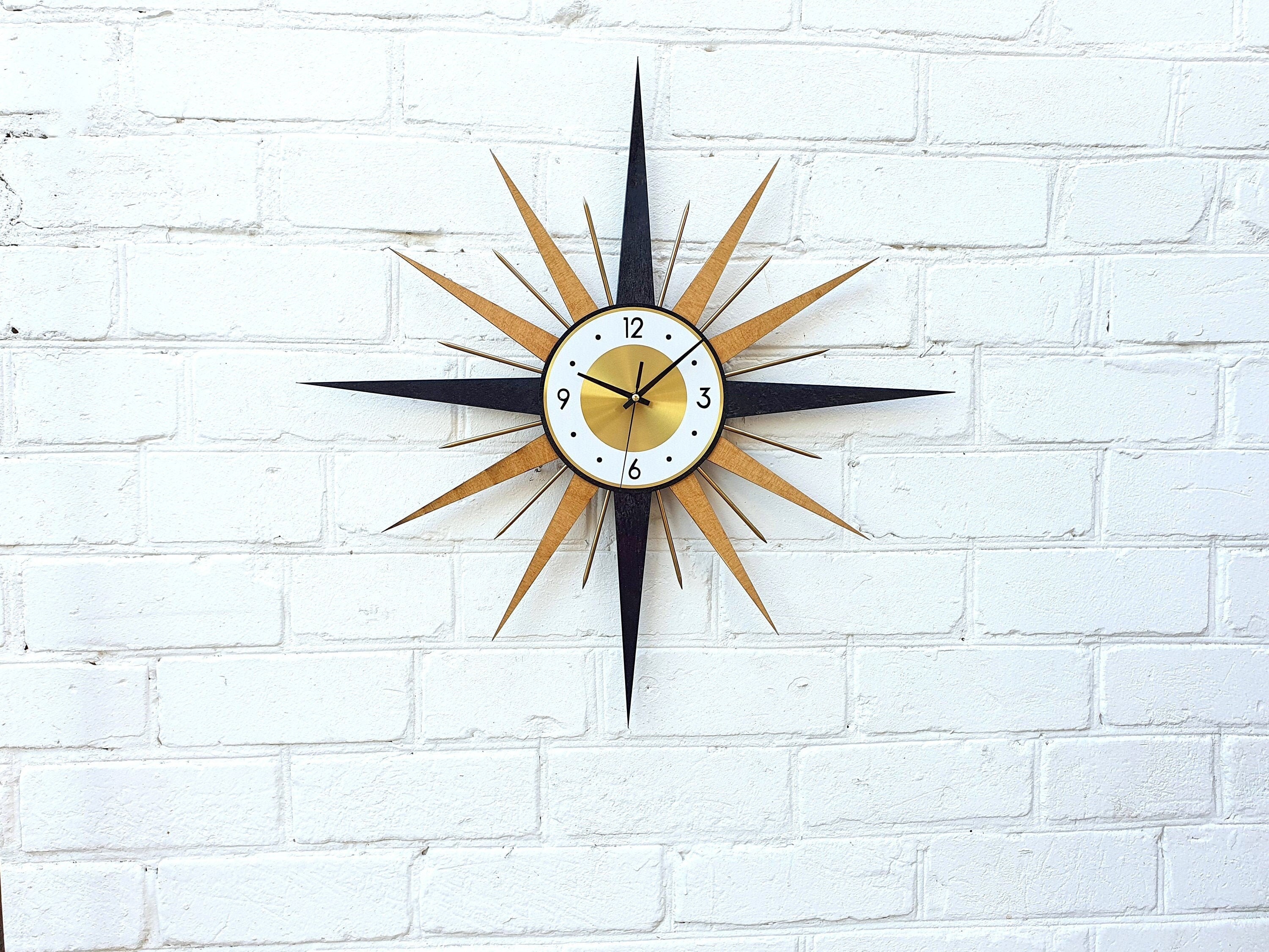 Starburst wall clock for sale  