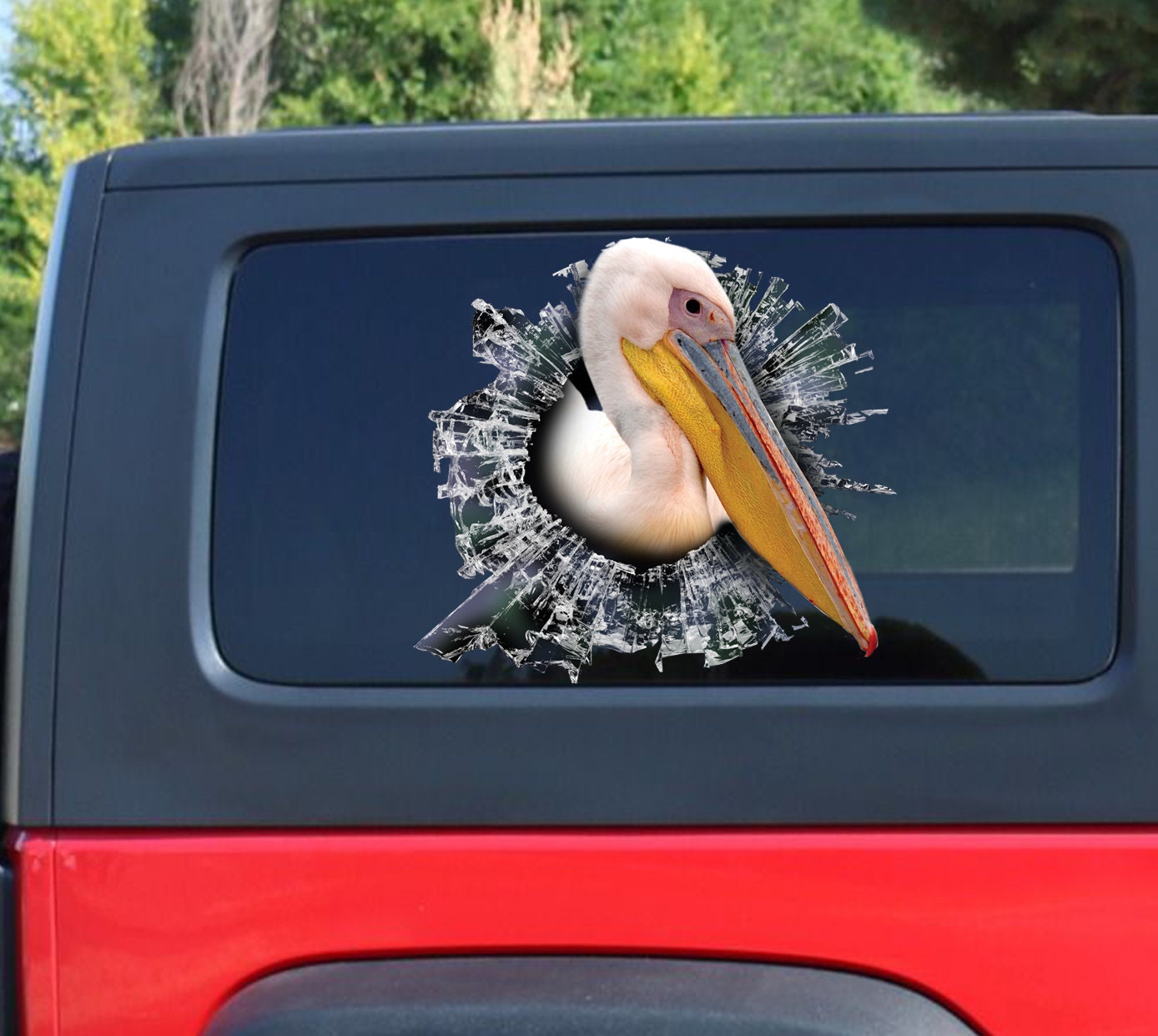 Pelican window decal for sale  