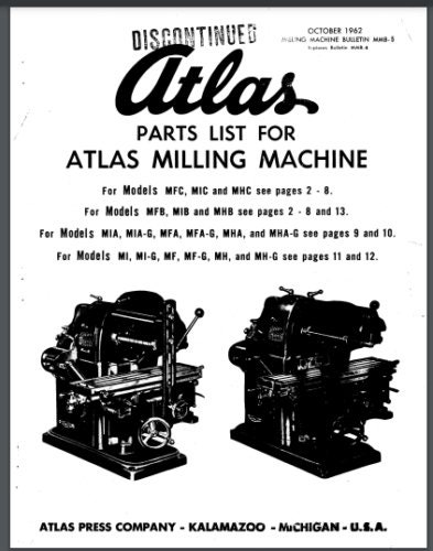 Atlas horizontal milling for sale  