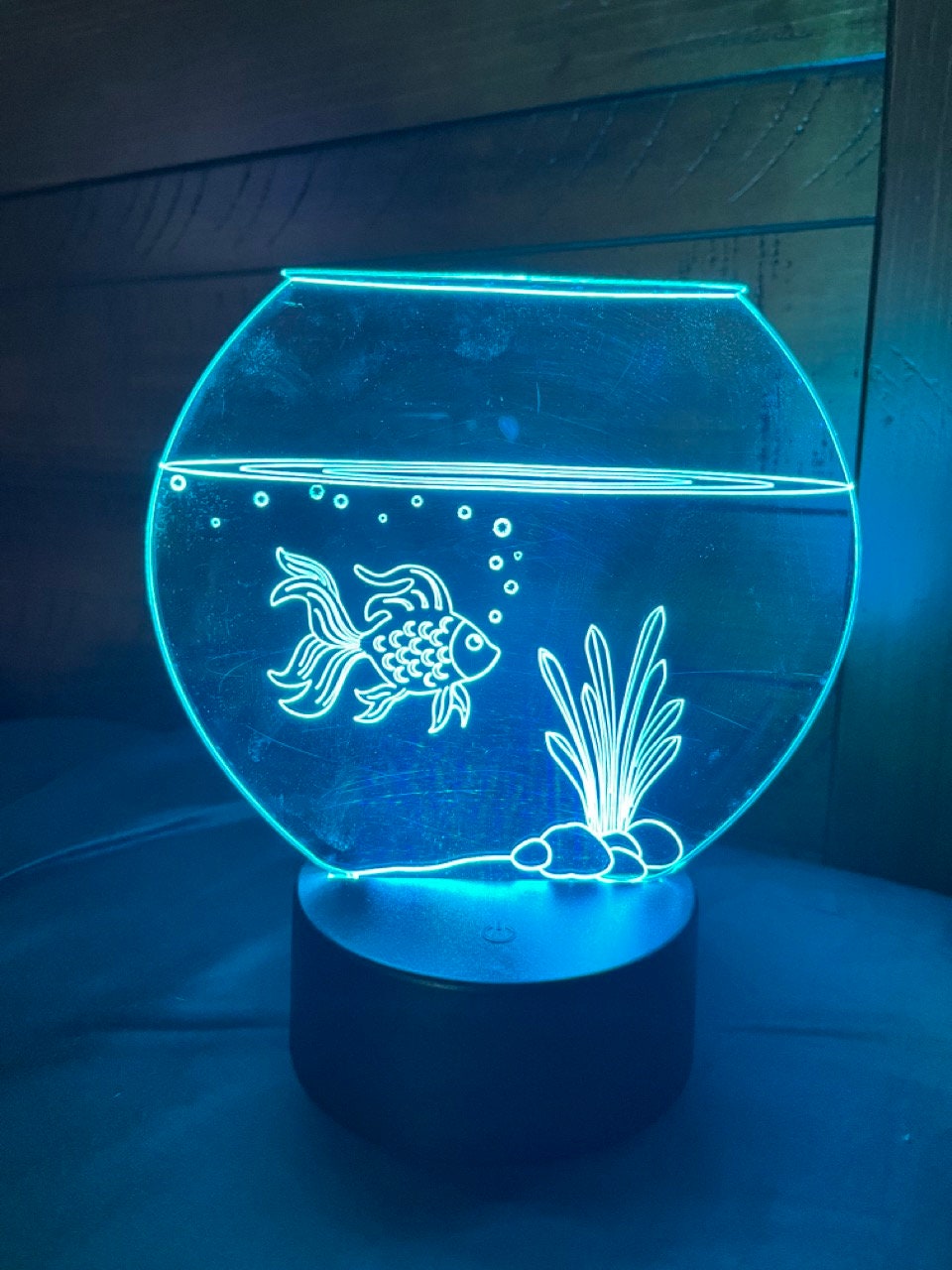 Fishbowl light digital for sale  