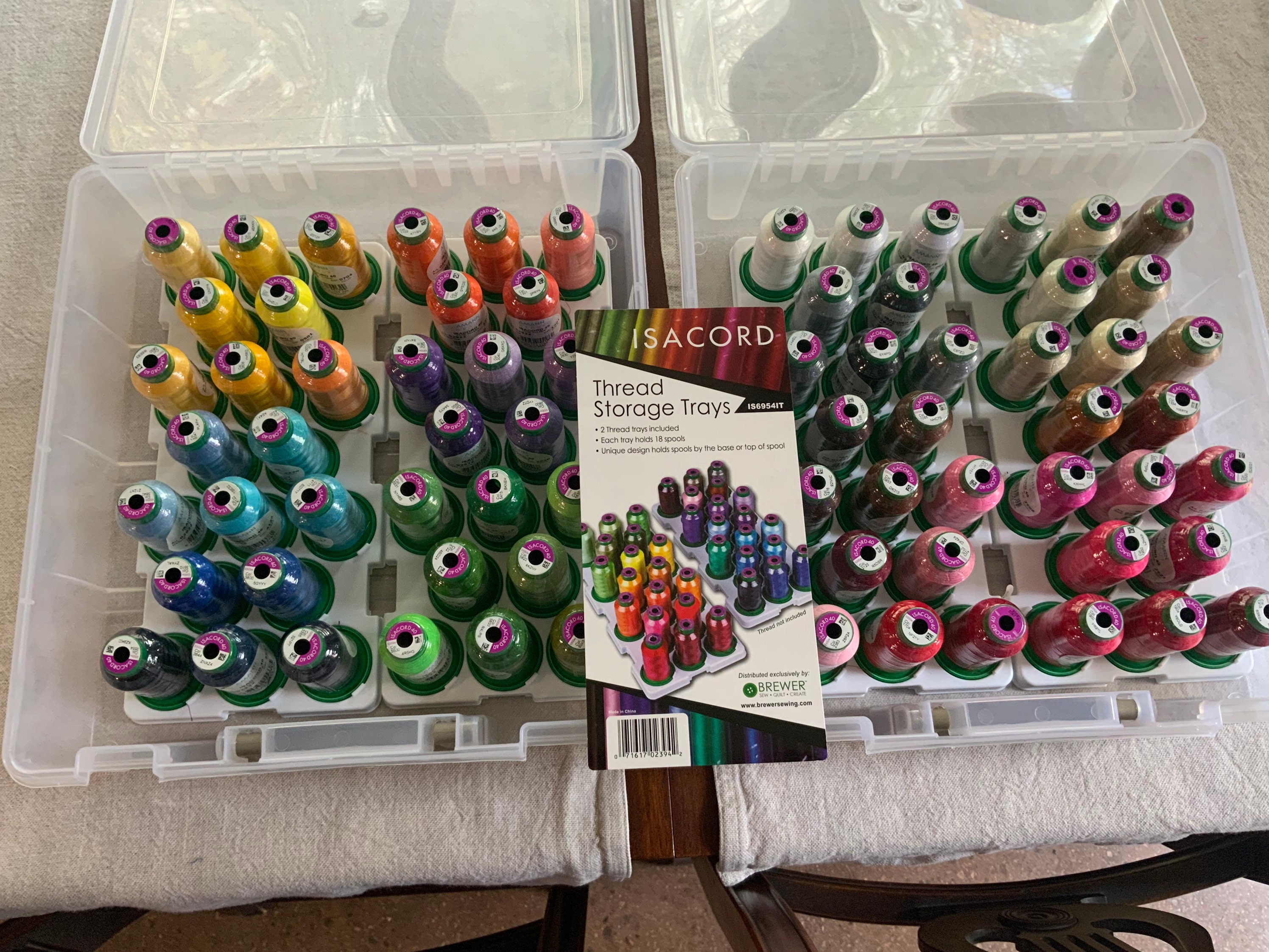 Spools isacord embroidery for sale  