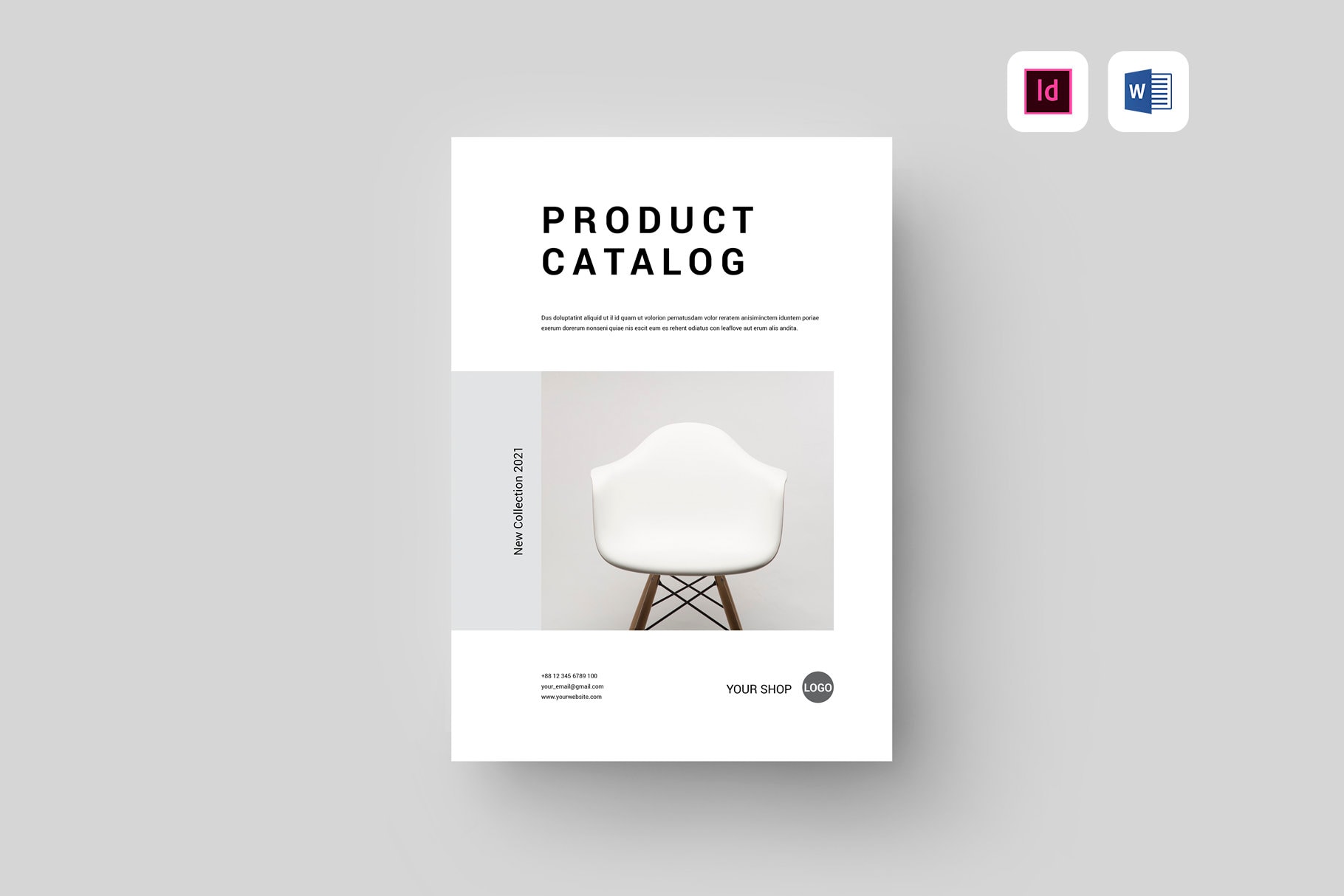 Product catalog template for sale  