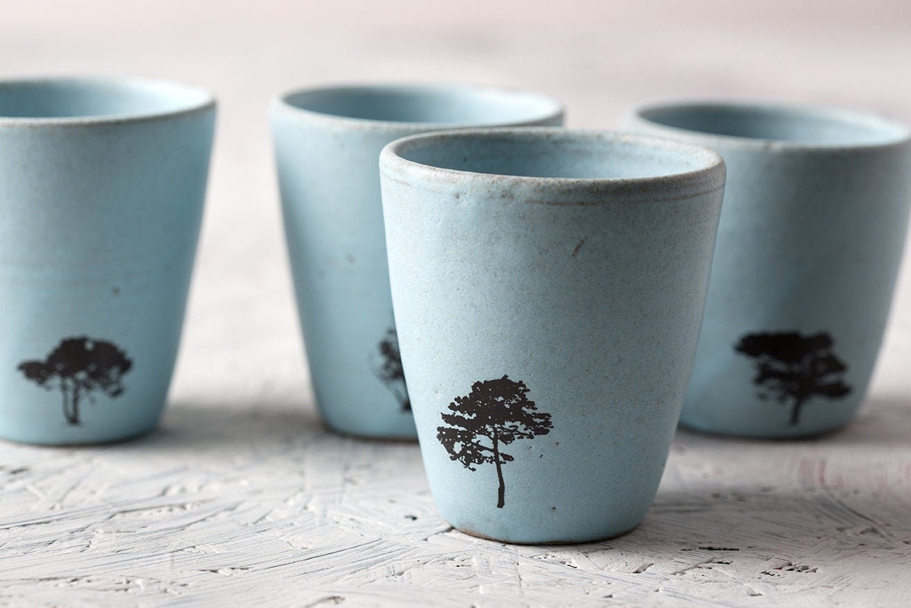 Set turquoise ceramic for sale  