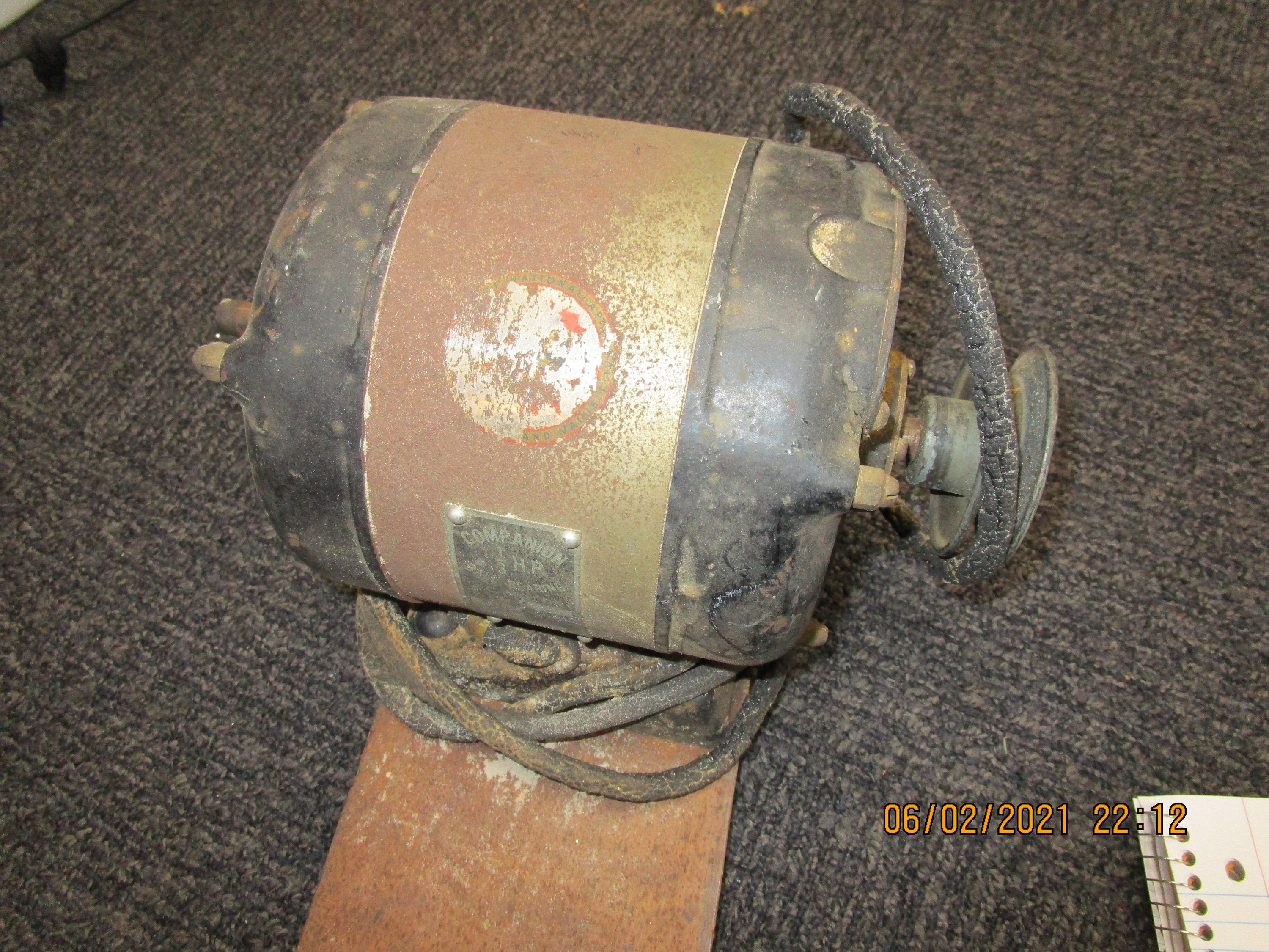 Antique electric motor for sale  