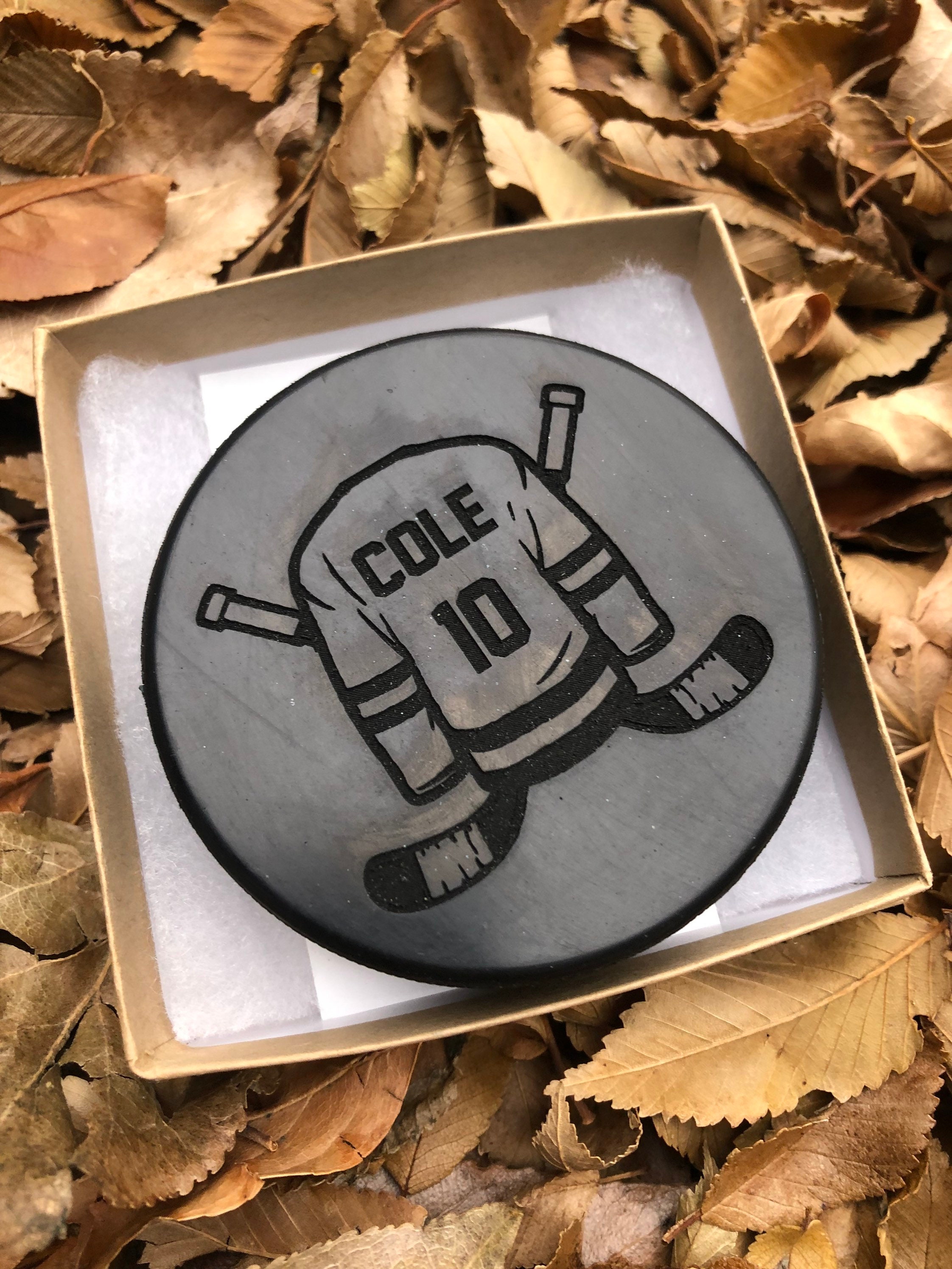 Hockey puck engraved for sale  