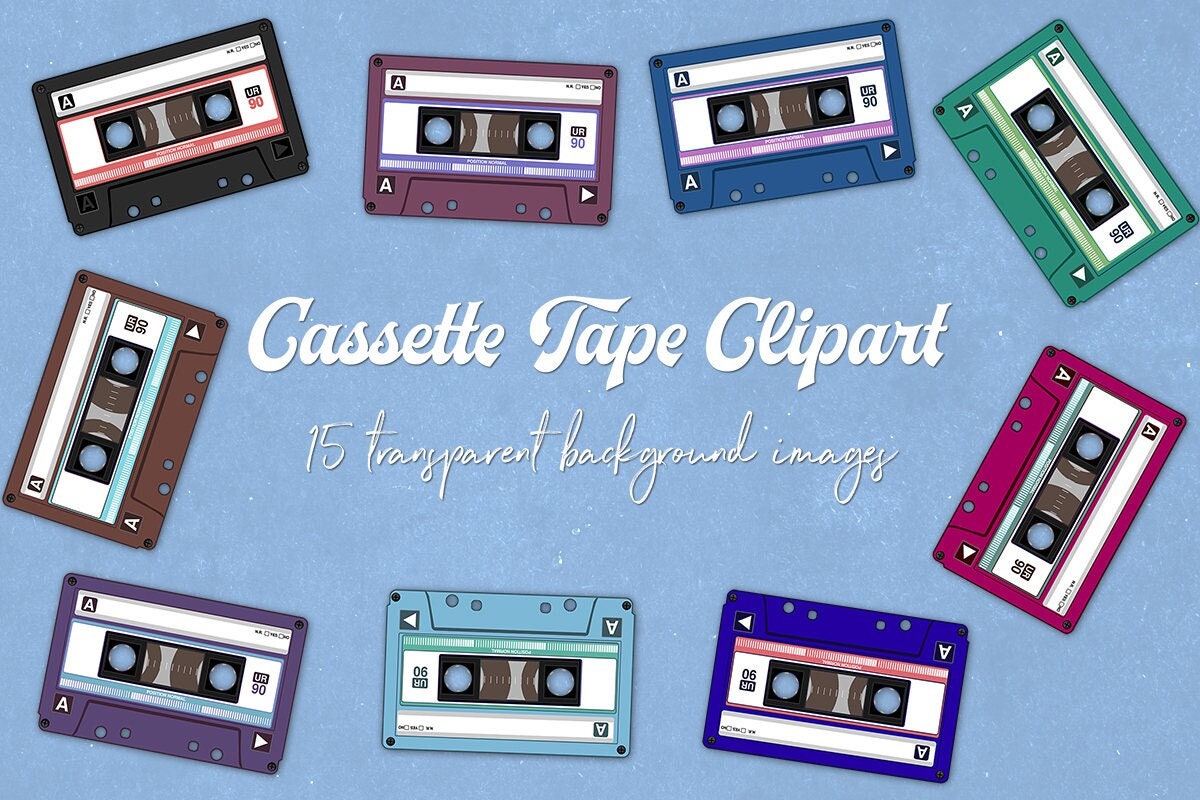 Audio cassette clipart for sale  
