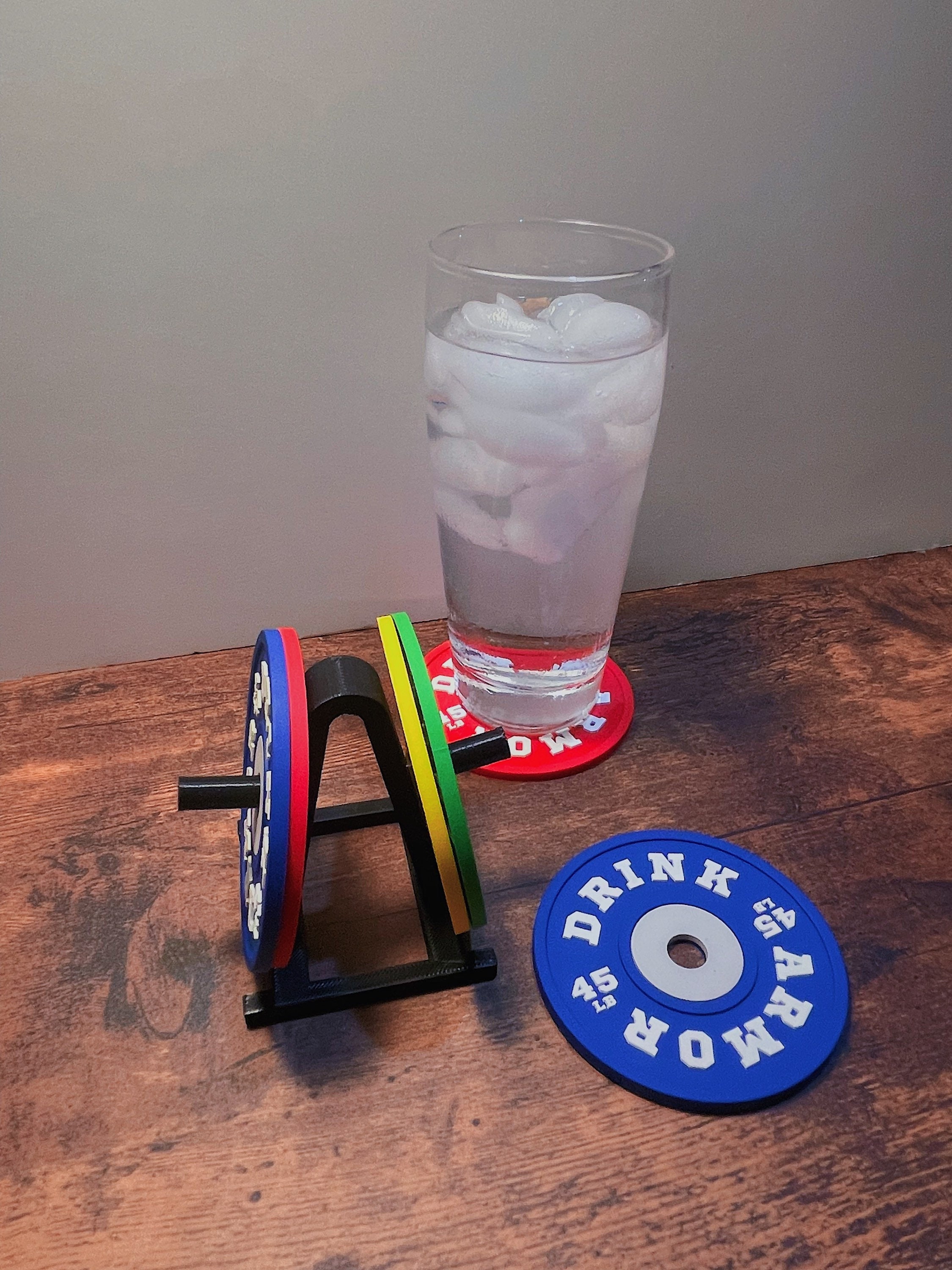 Weight plate coaster for sale  