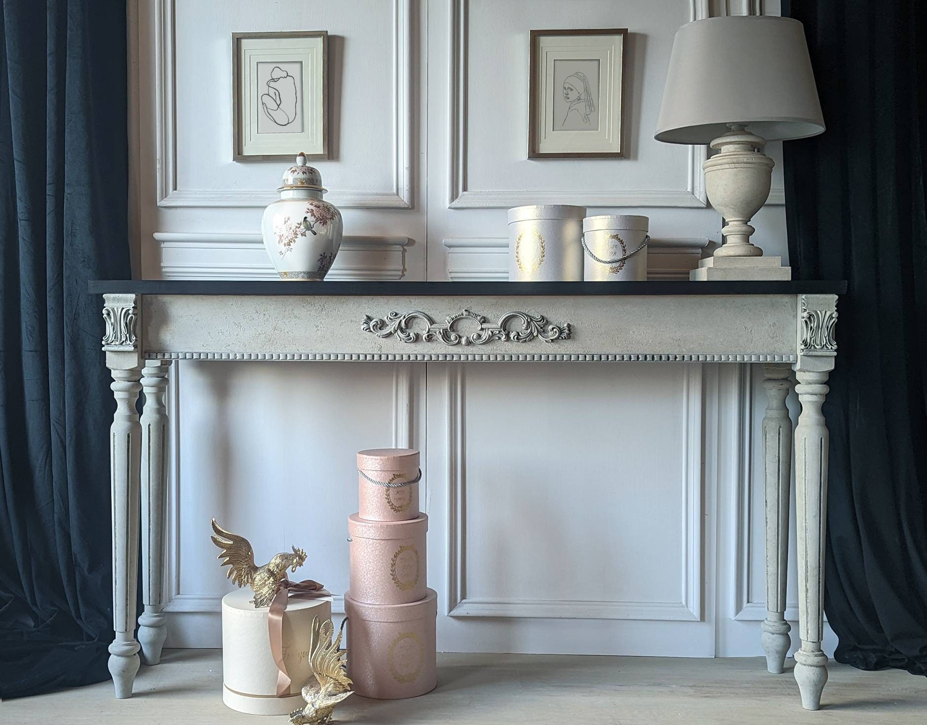 Console table french for sale  