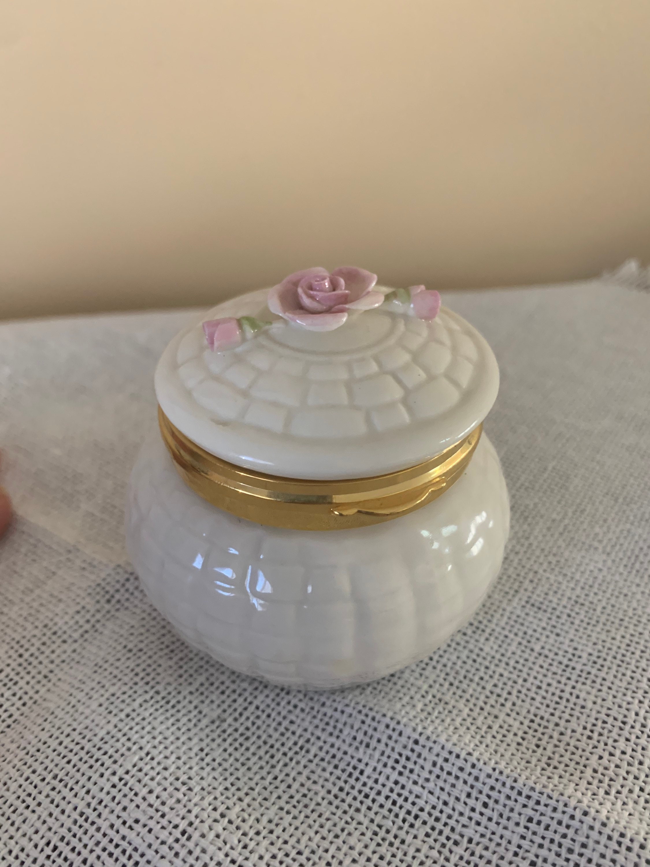 Belleek porcelan box for sale  
