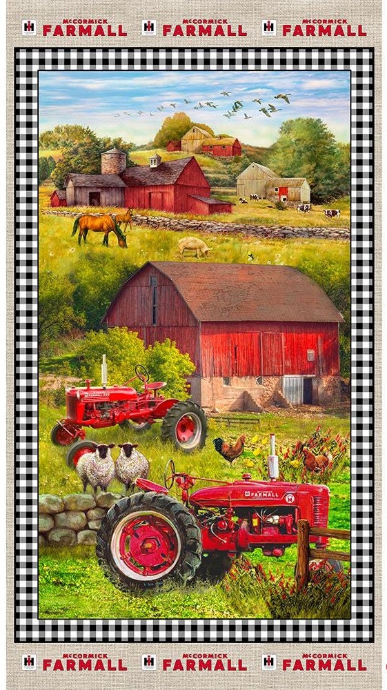 Farmall tractor burlap for sale  