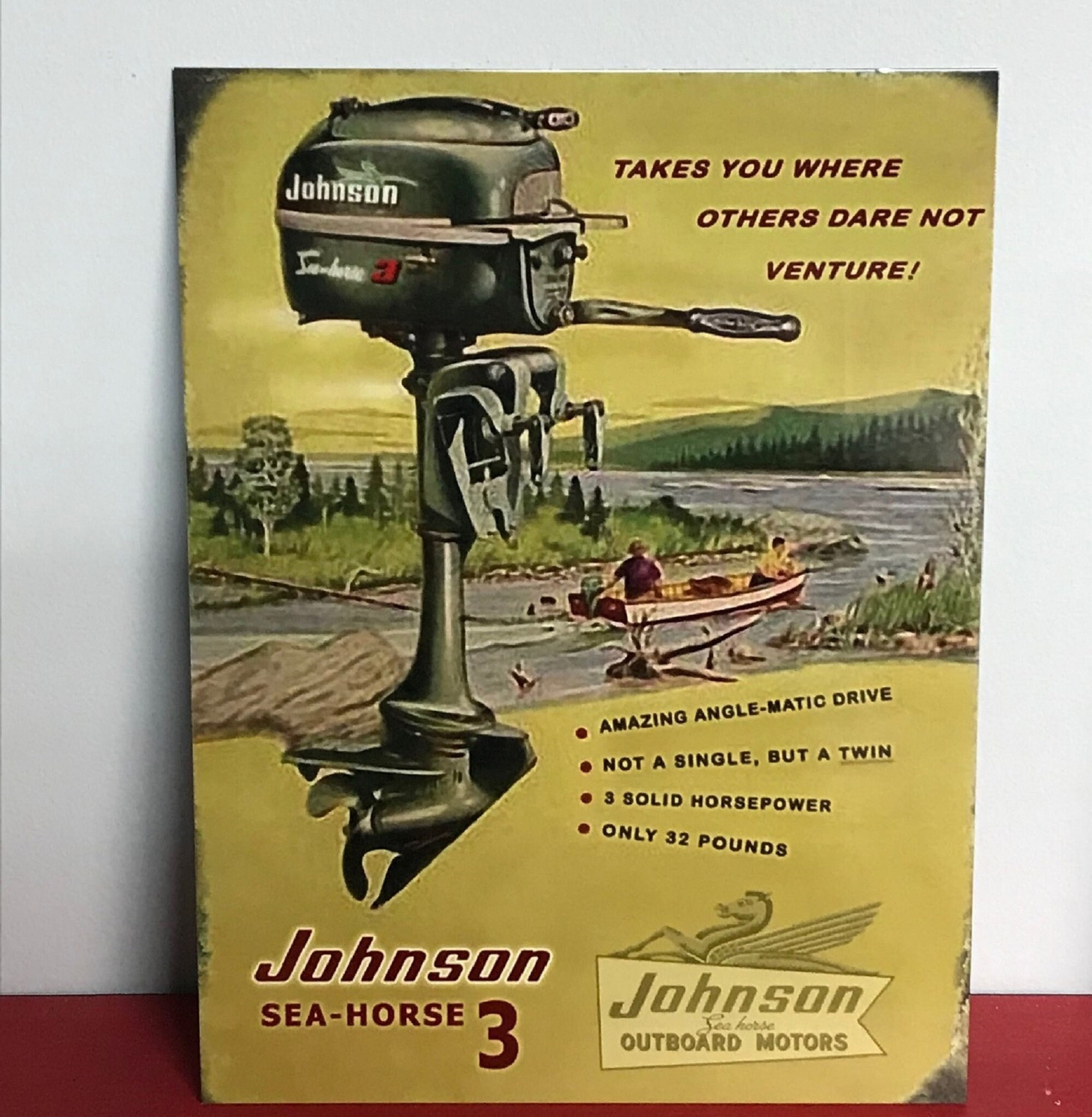 Johnson outboard 9x12 for sale  