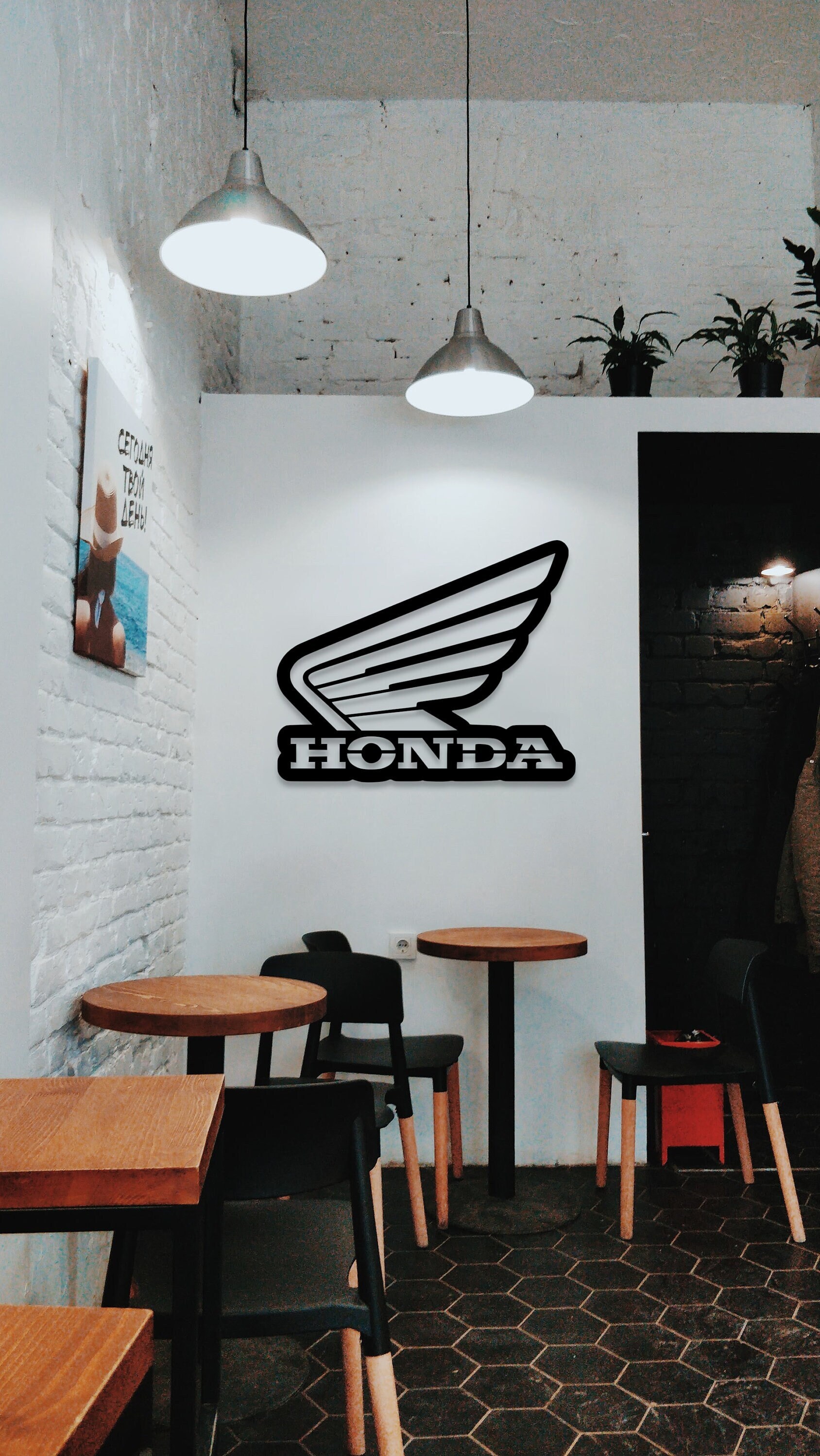 Honda motorcycle sign for sale  