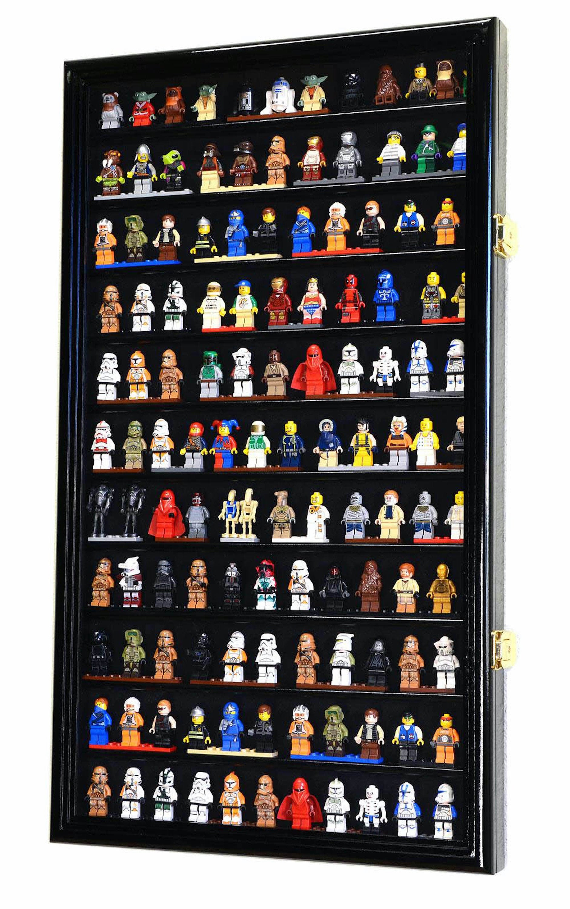 120 minifigures display for sale  