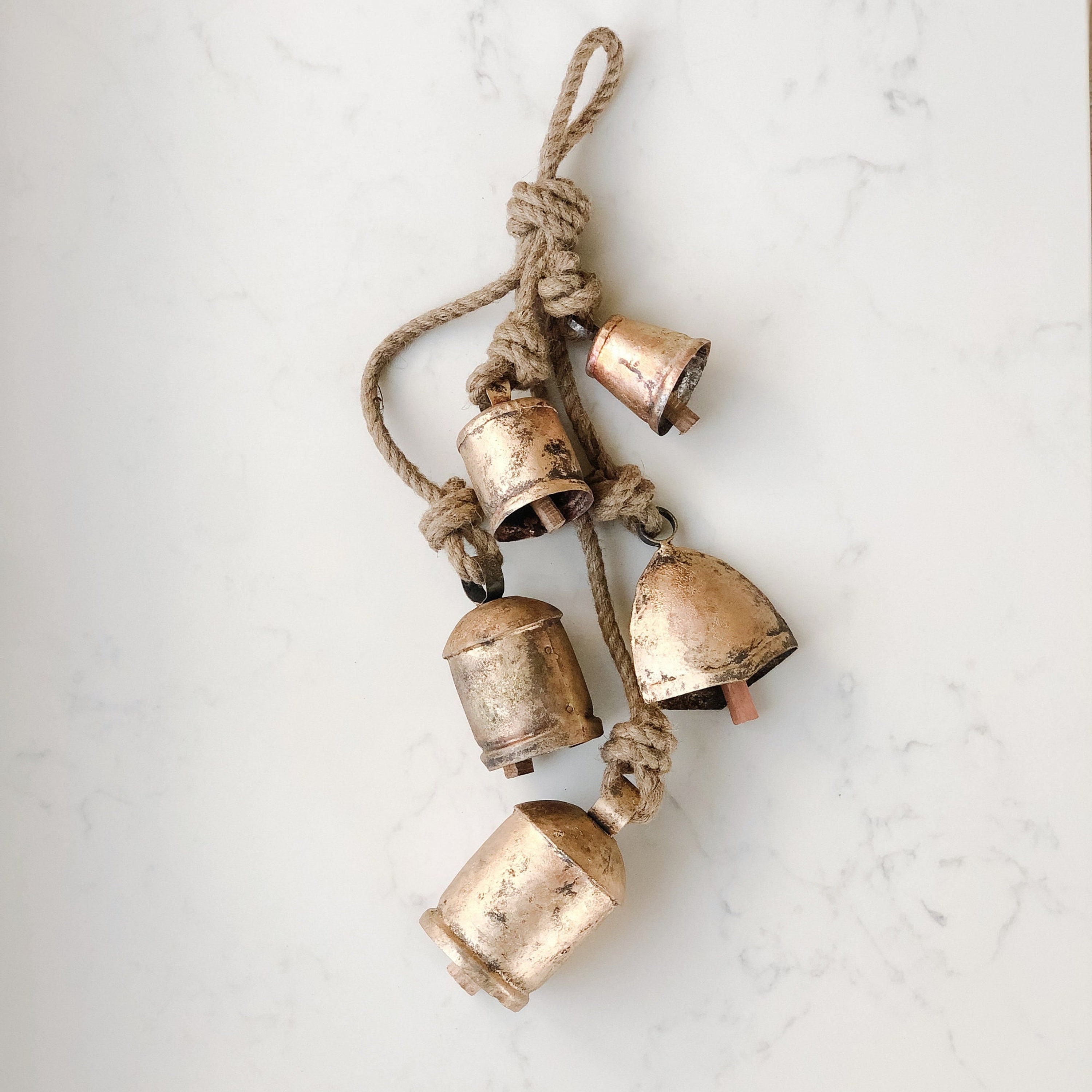 Rustic gold bells for sale  
