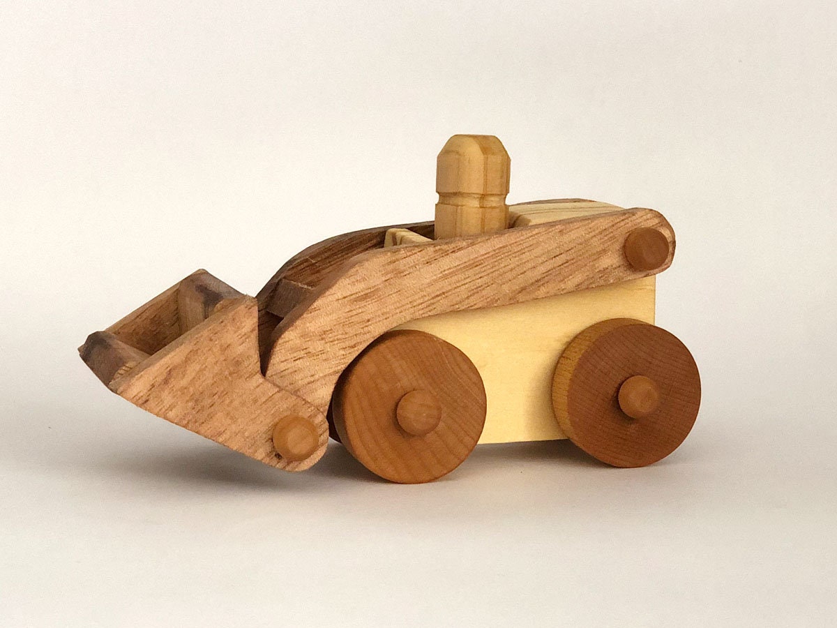 Wooden toy digger for sale  