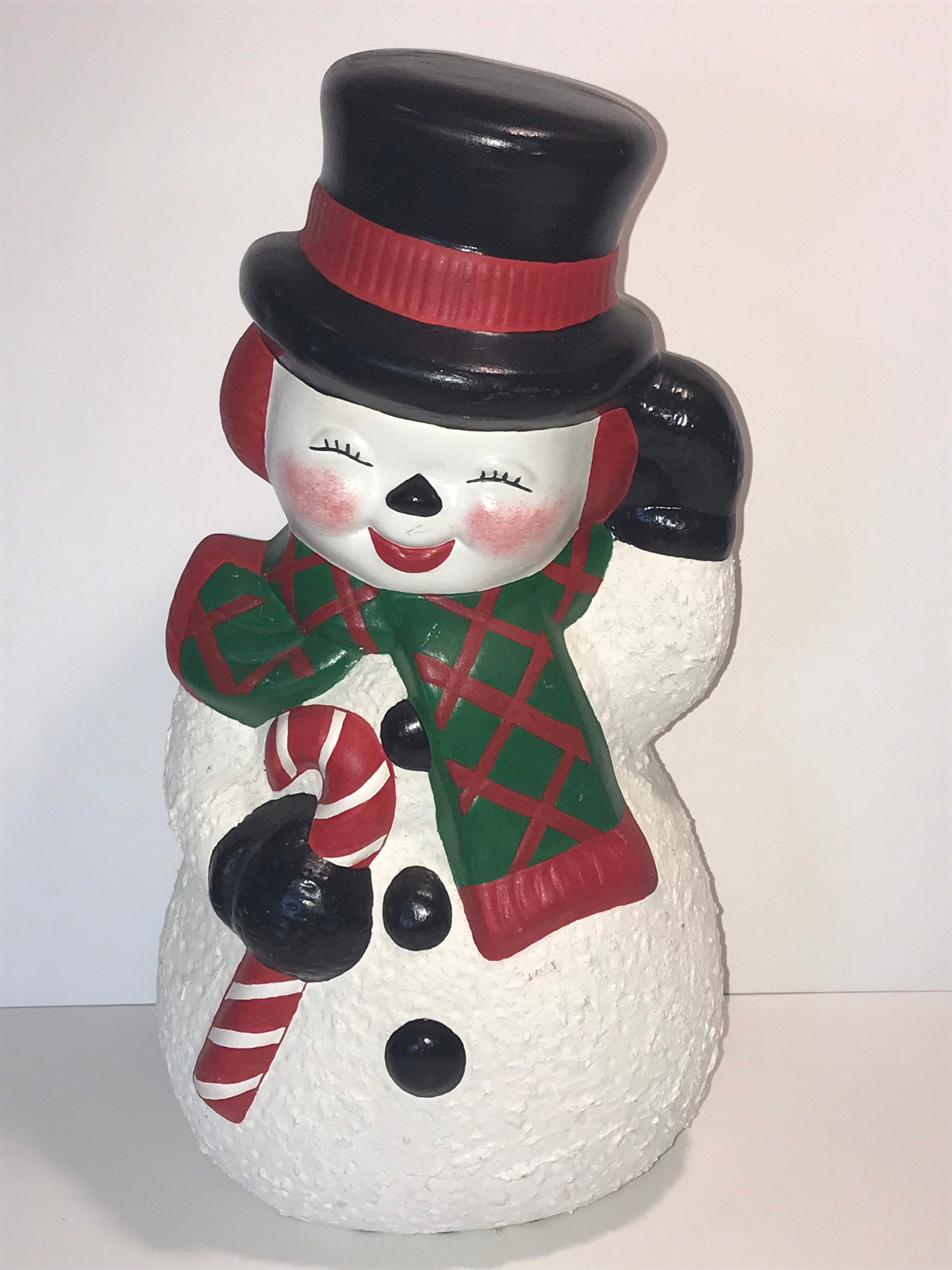 Vintage ceramic snowman for sale  