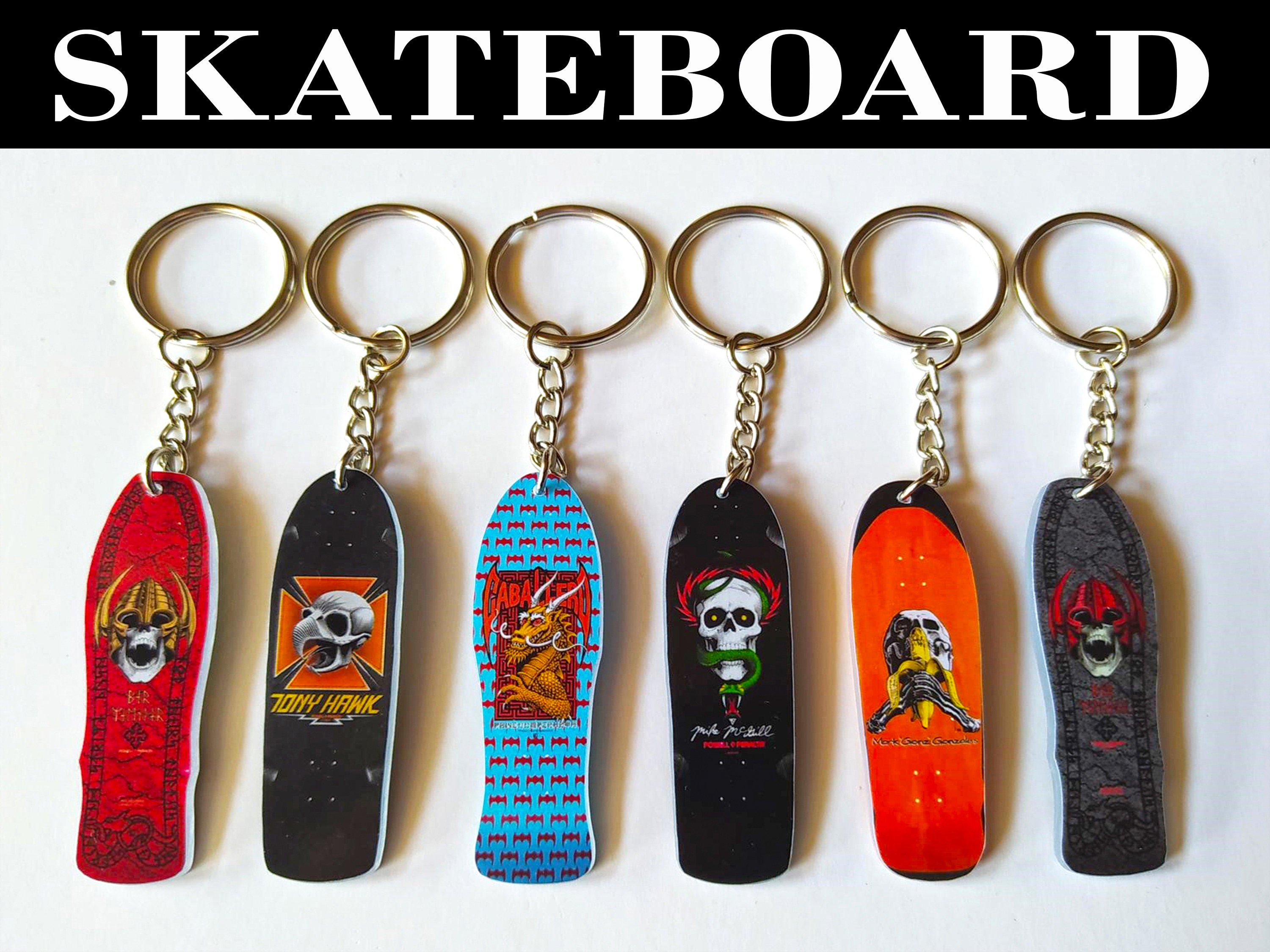 Custom keychain skateboard for sale  