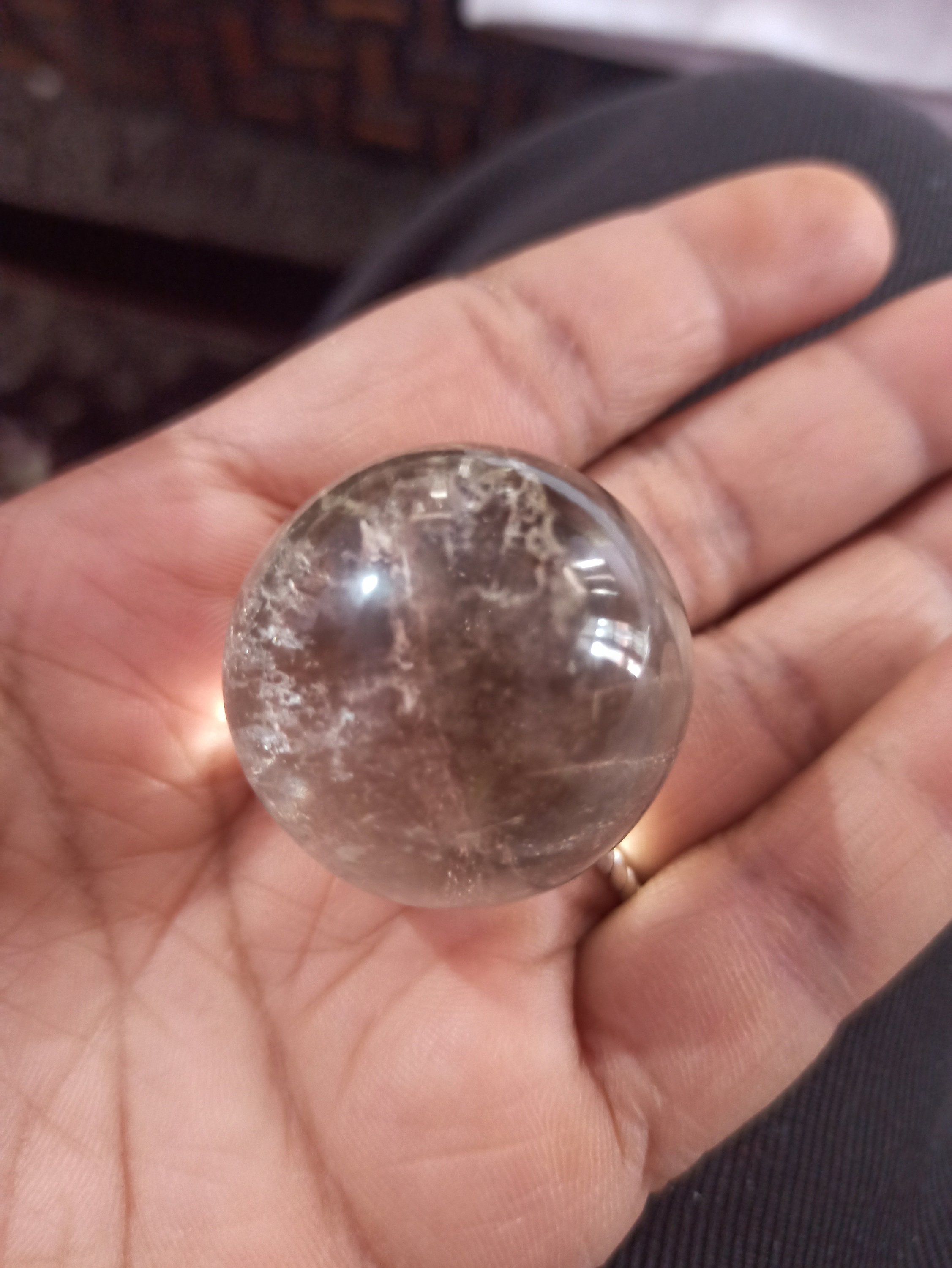 Clear quartz sphere for sale  