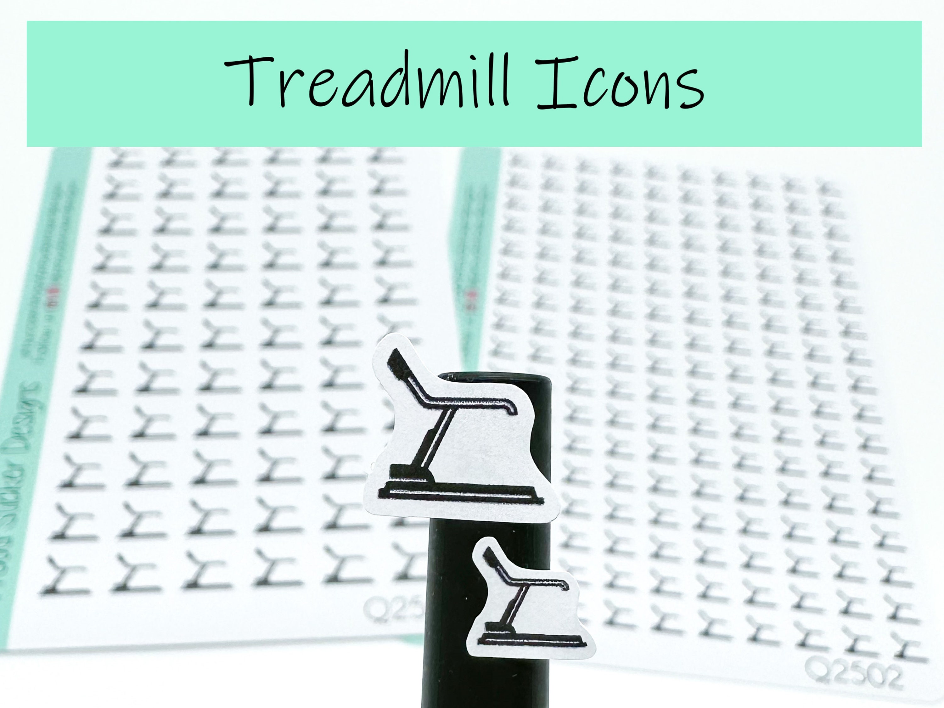 Treadmill icon stickers for sale  