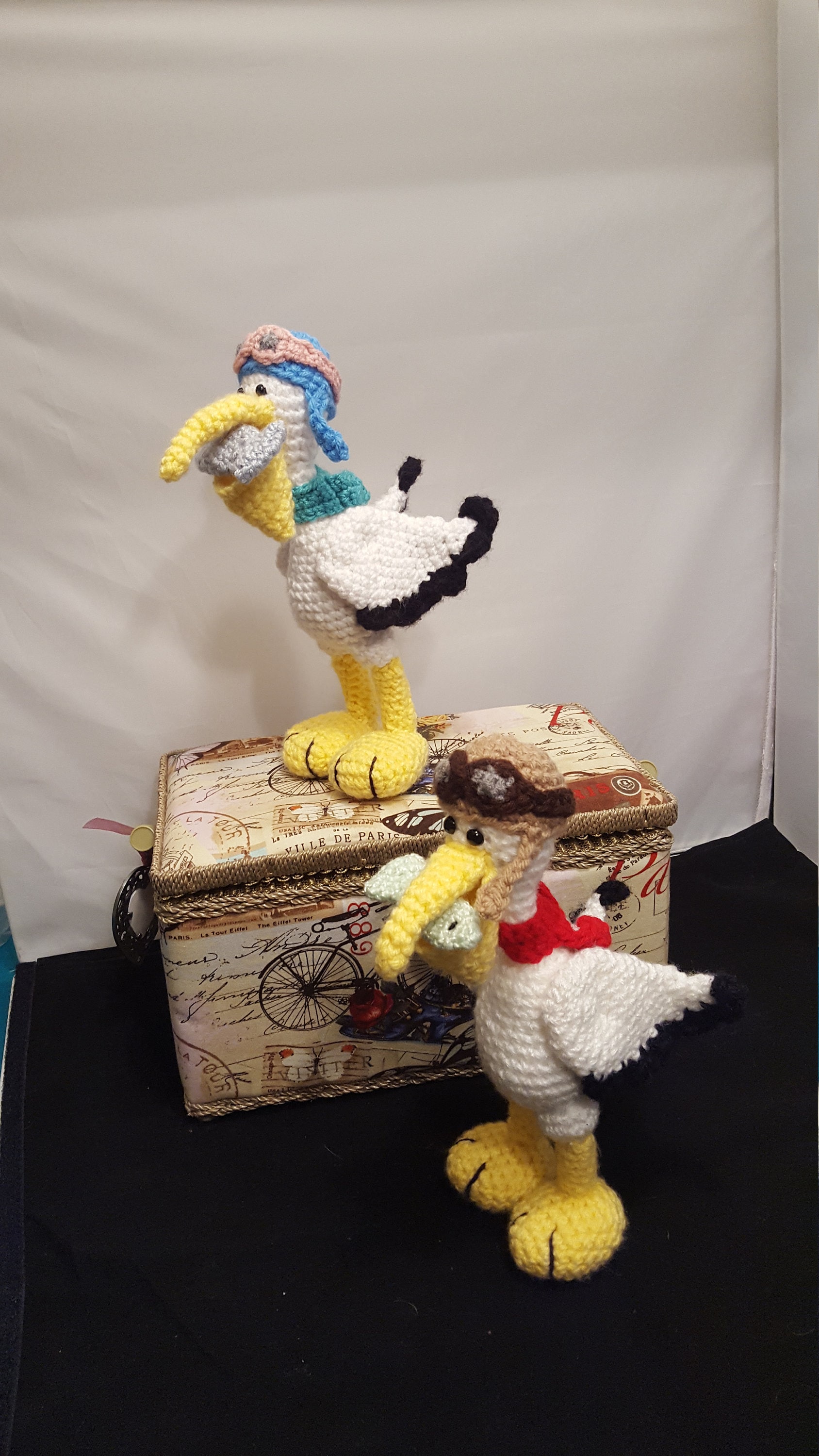 Crochet pelican pilot for sale  