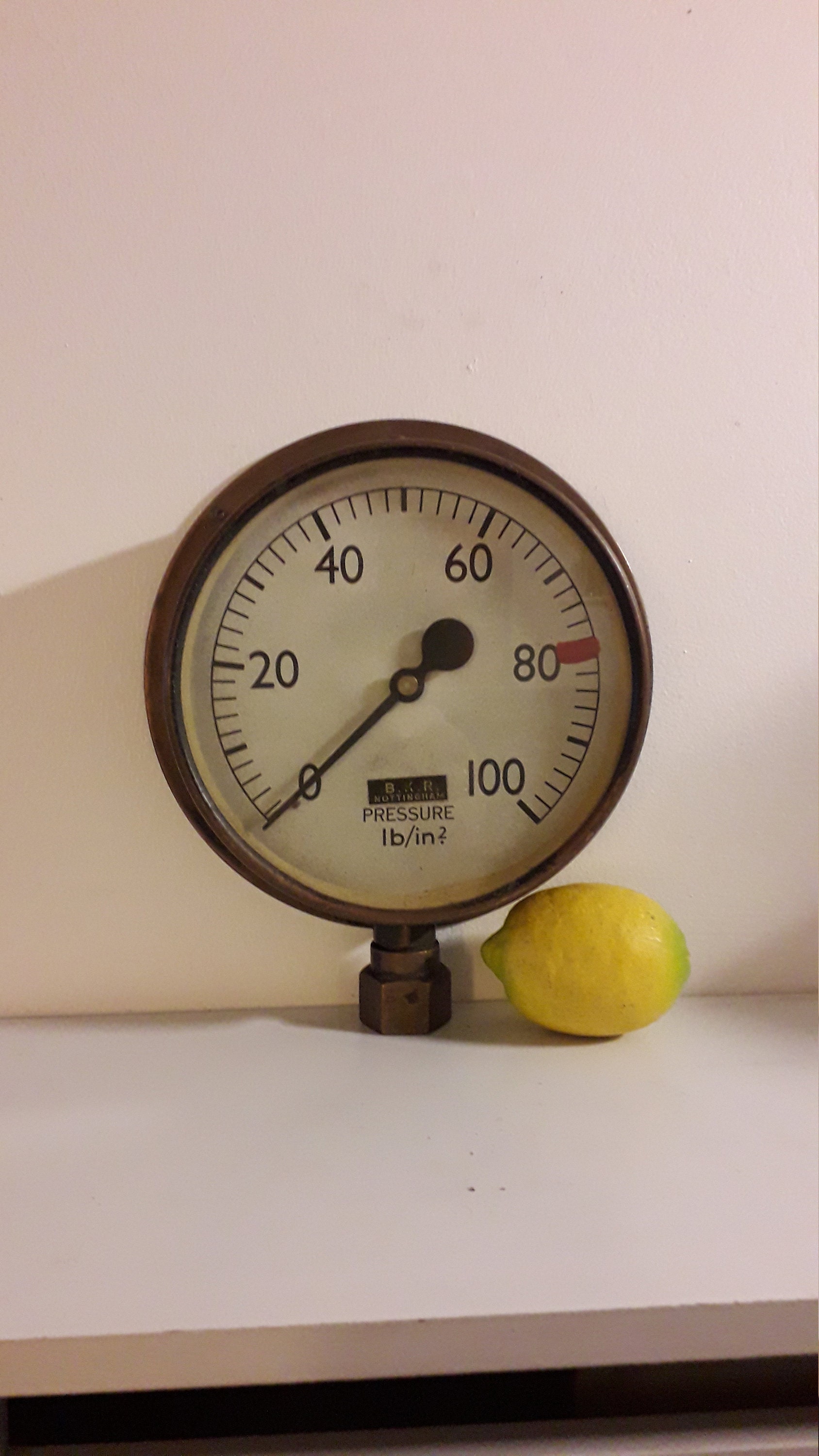 Vintage pressure gauge for sale  
