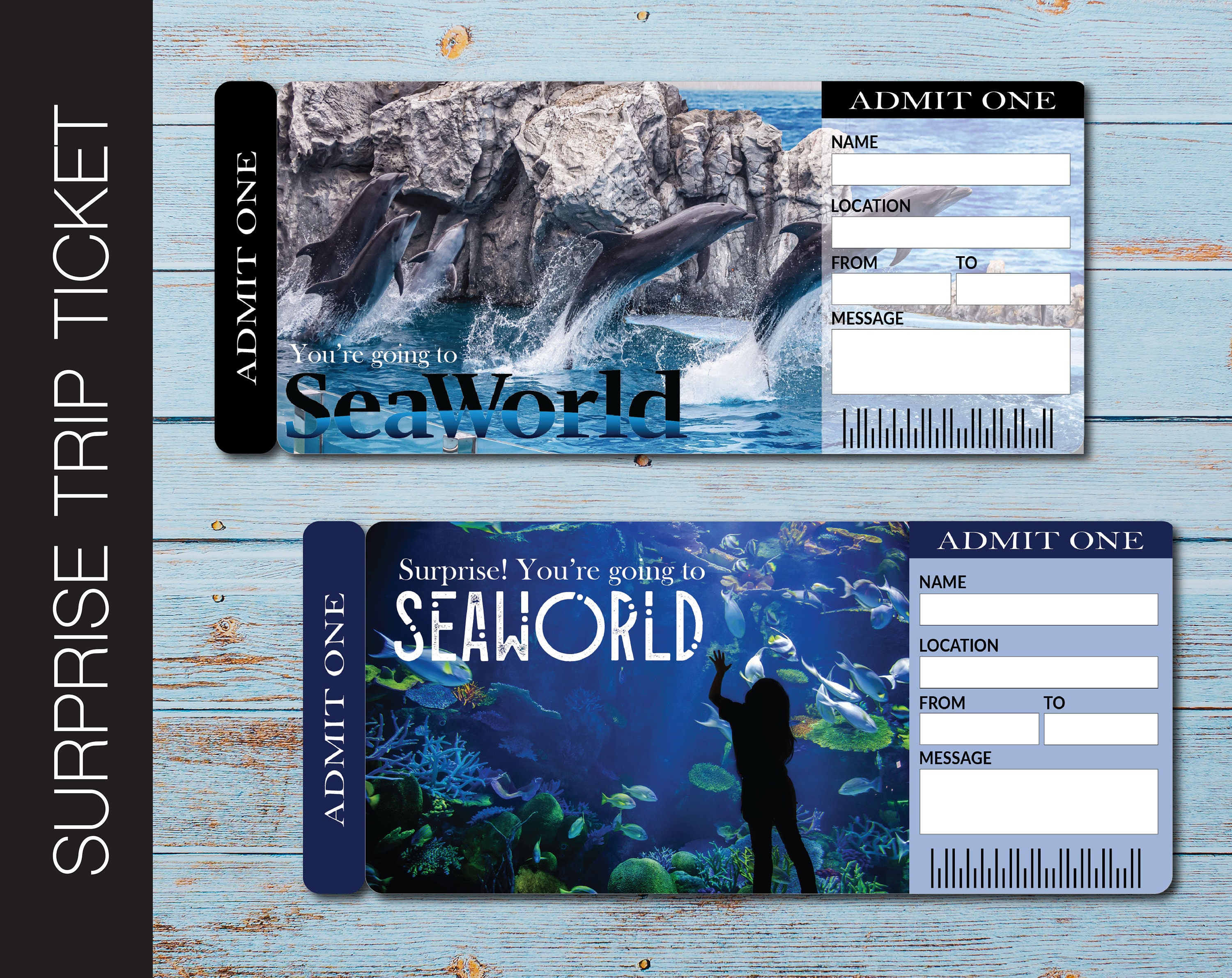 Printable seaworld surprise for sale  