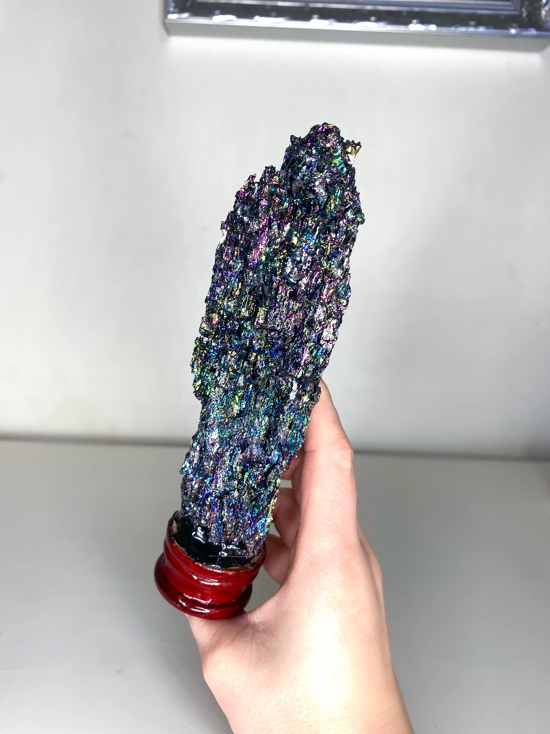 Rainbow carborundum crystal for sale  