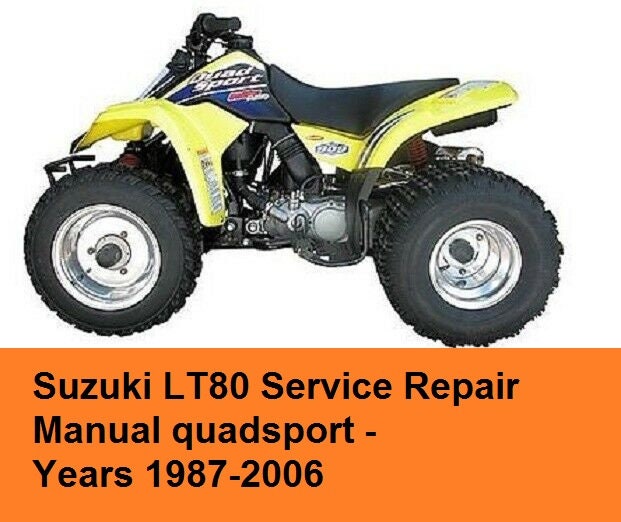 Suzuki lt80 service for sale  