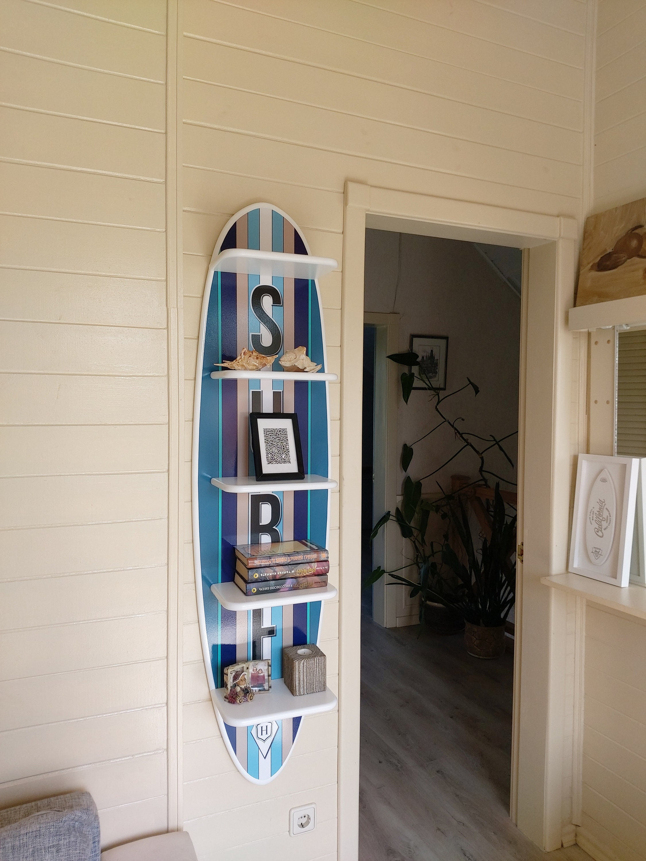 Surfboard wall shelf for sale  
