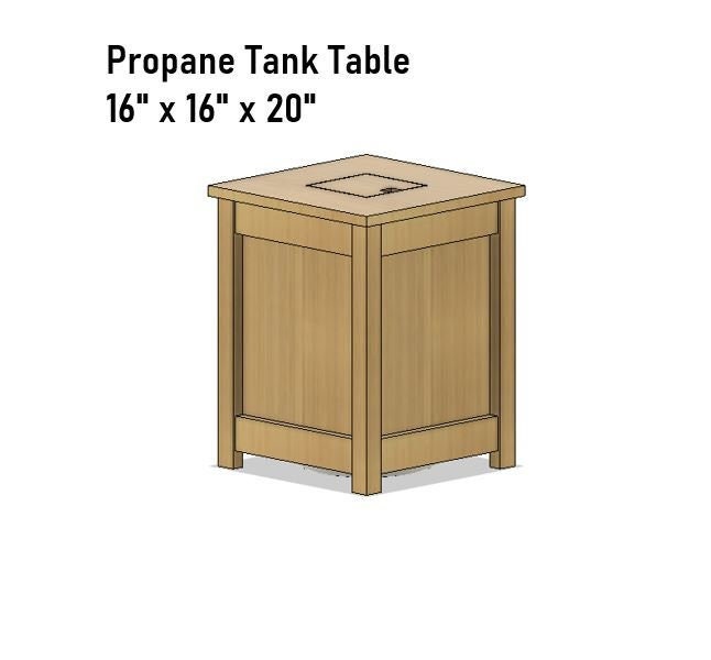 Propane tank table for sale  