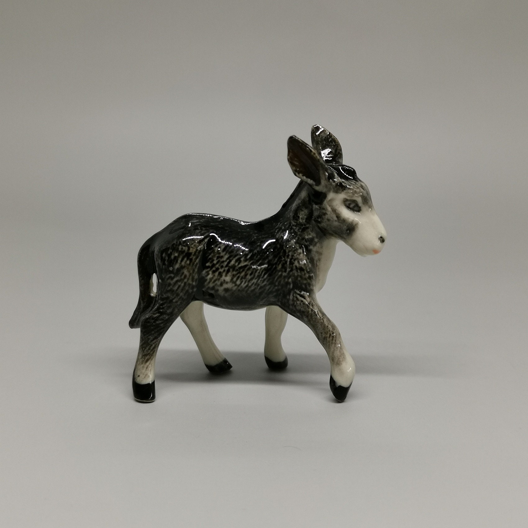 Donkeys ceramic figurine for sale  
