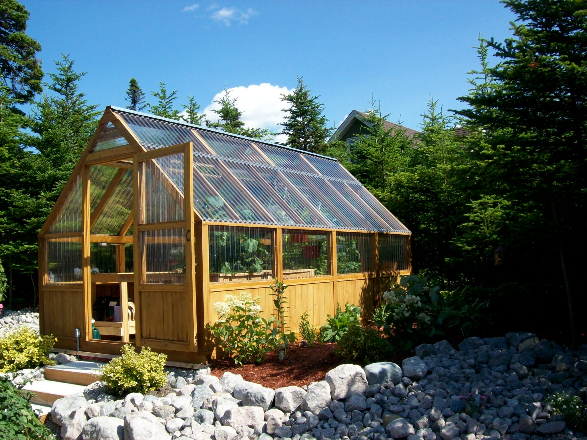 Greenhouse plans polycarbonate for sale  