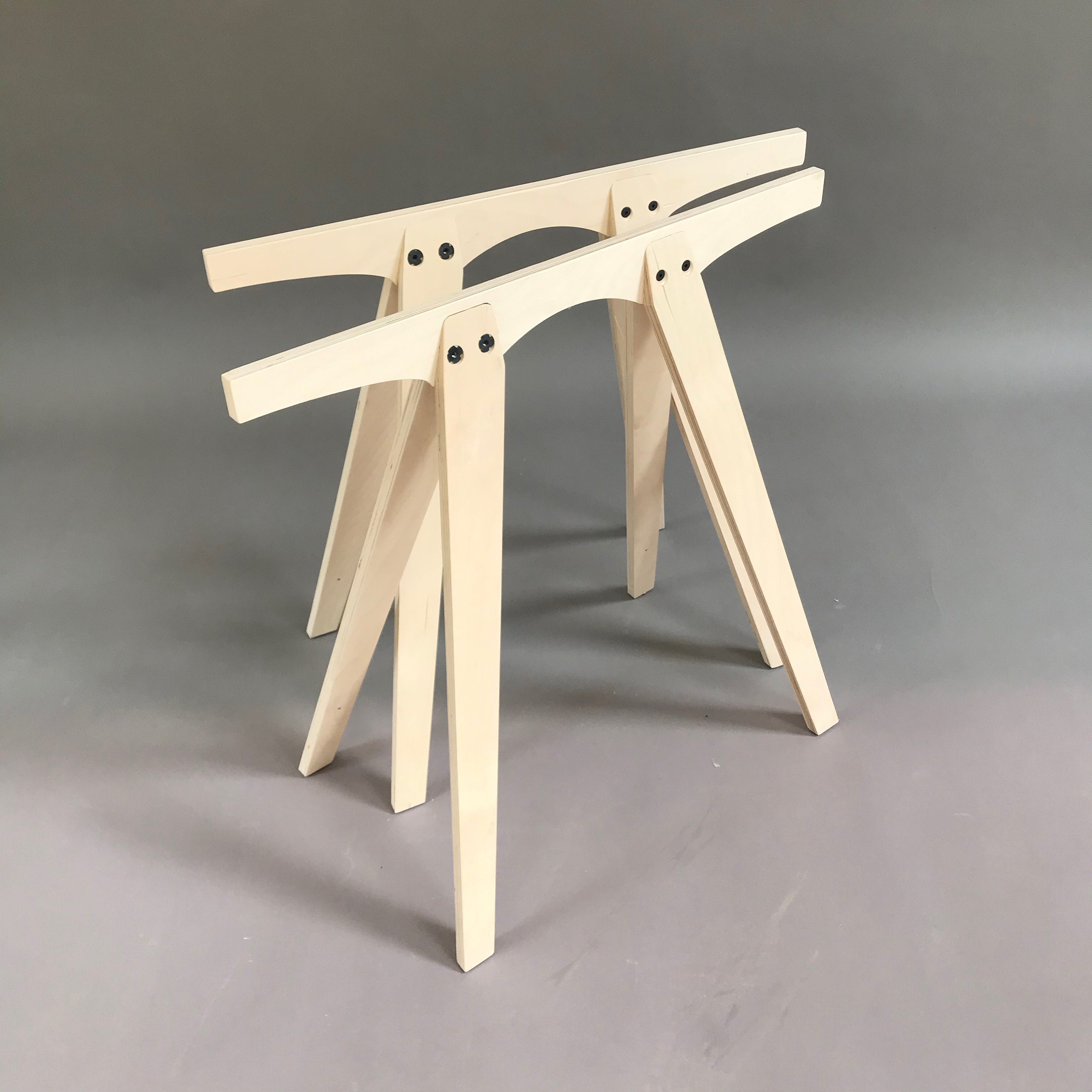 Sawhorse pair table for sale  