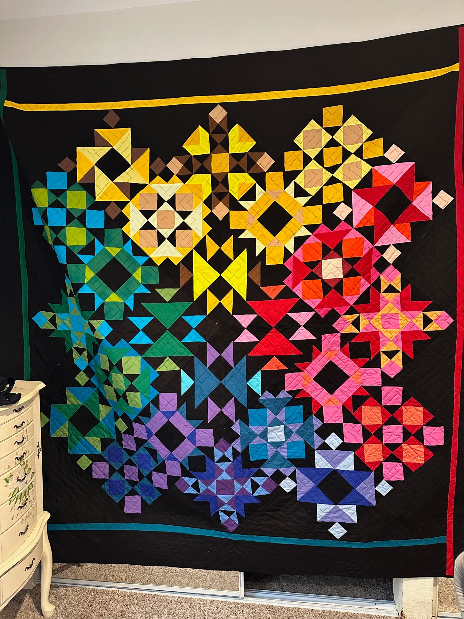 Color therapy quilt for sale  