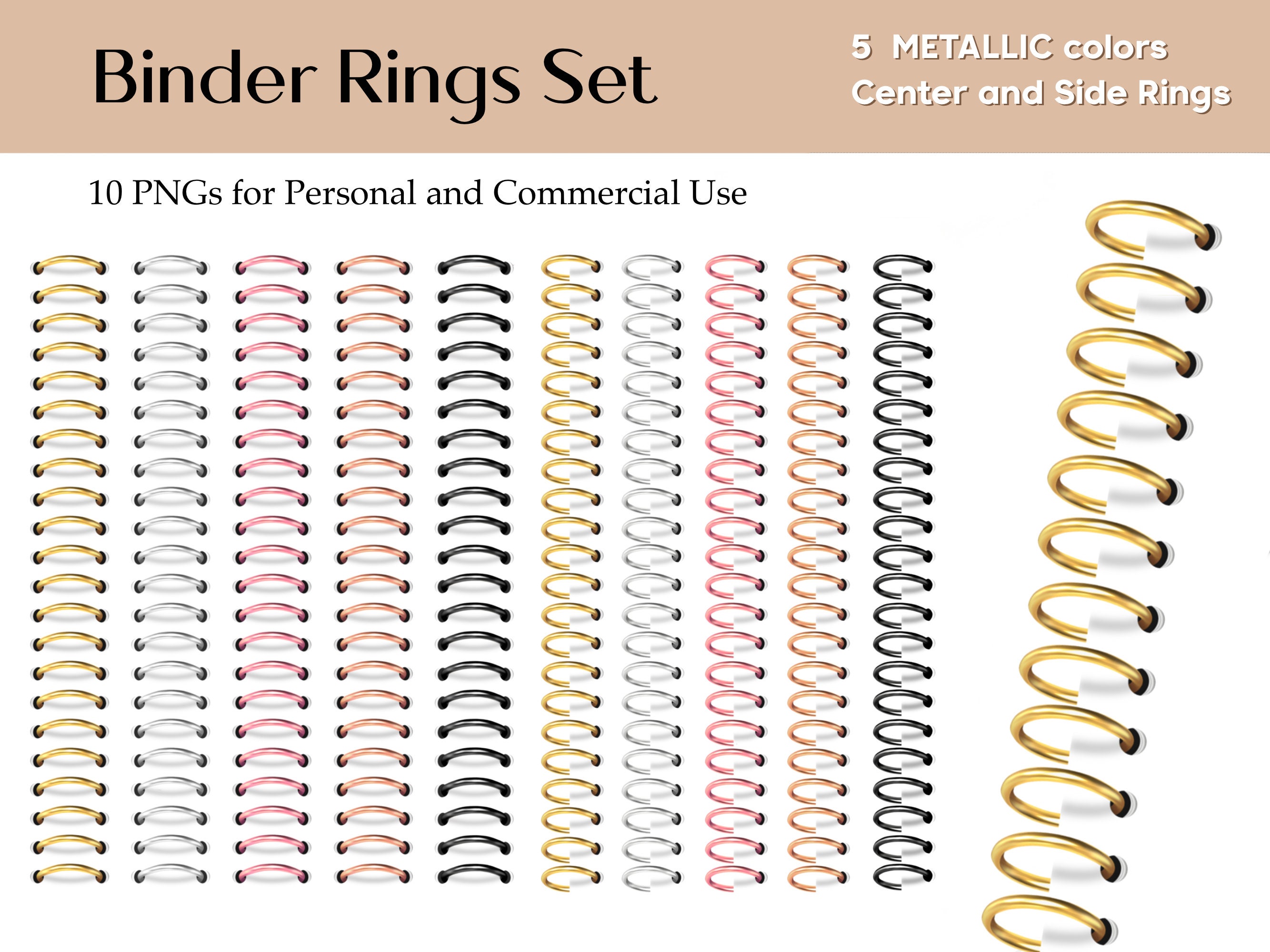 Digital binder rings for sale  