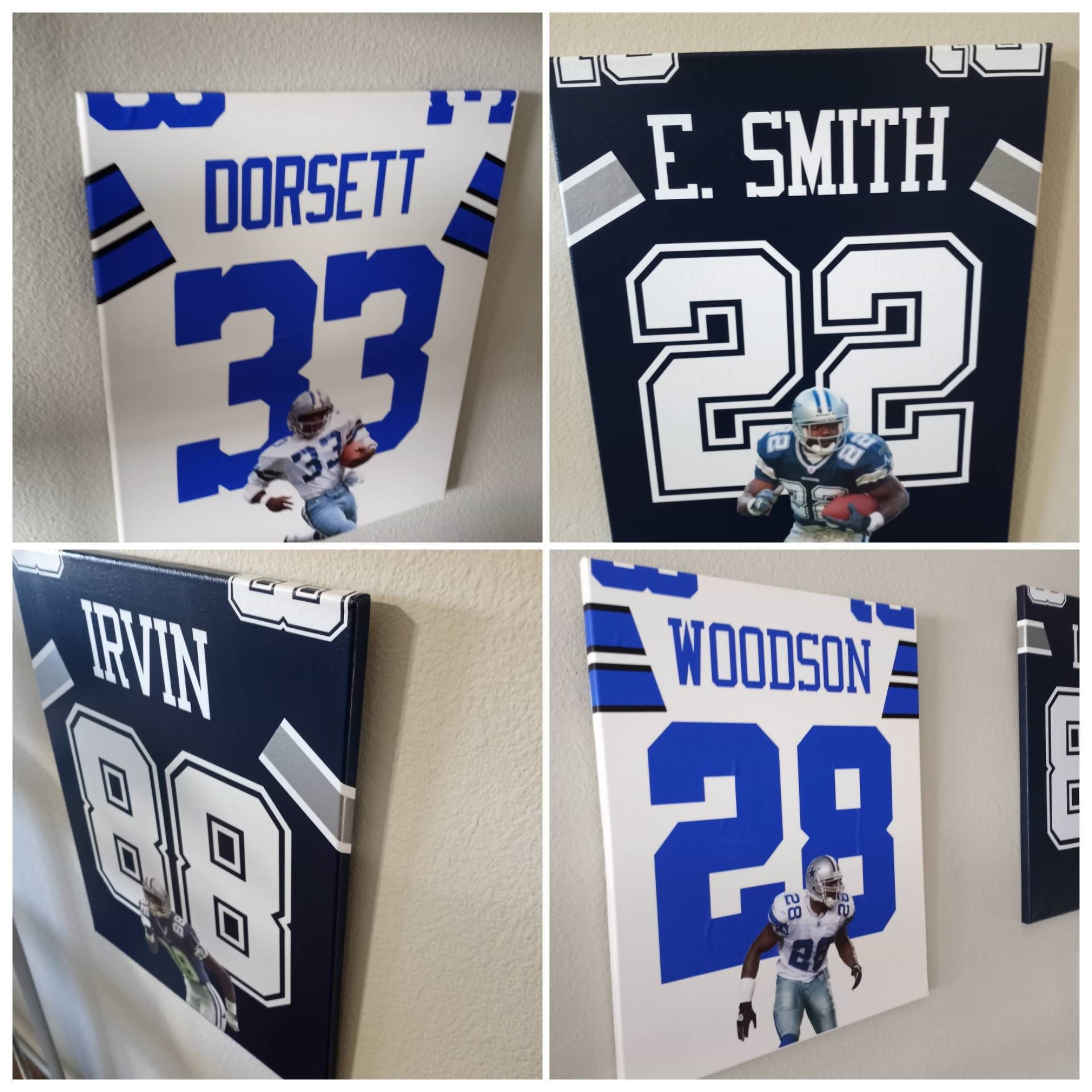 Cowboys jersey canvas for sale  