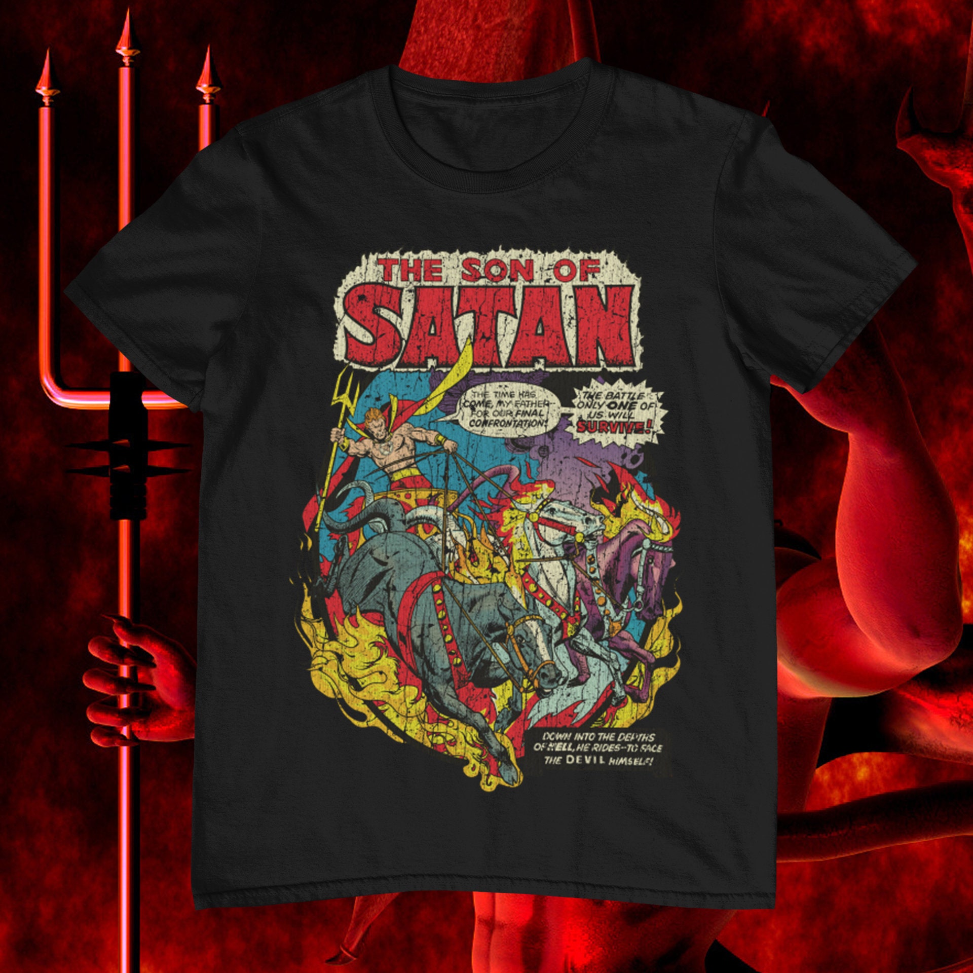 Vintage satans shirt for sale  