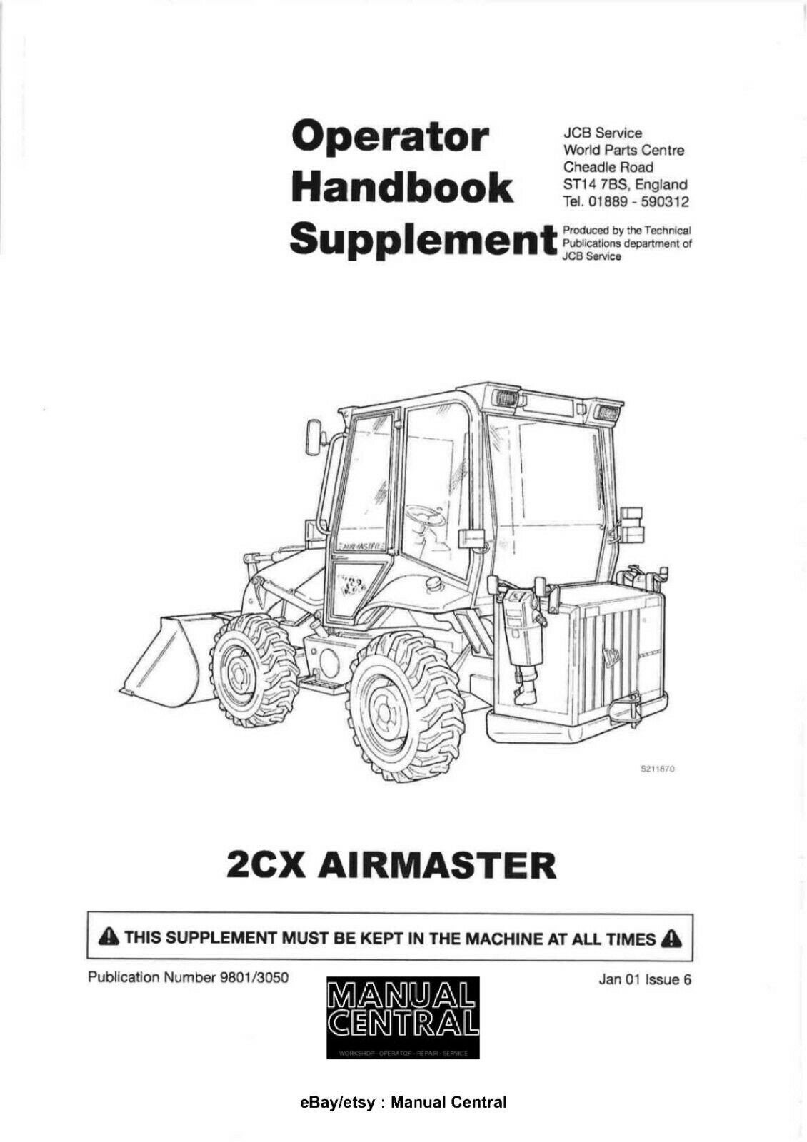 Jcb 2cx airmaster for sale  