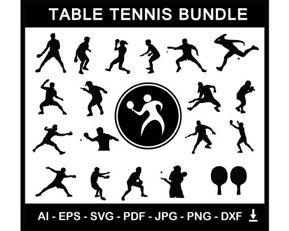 Table tennis silhouette for sale  