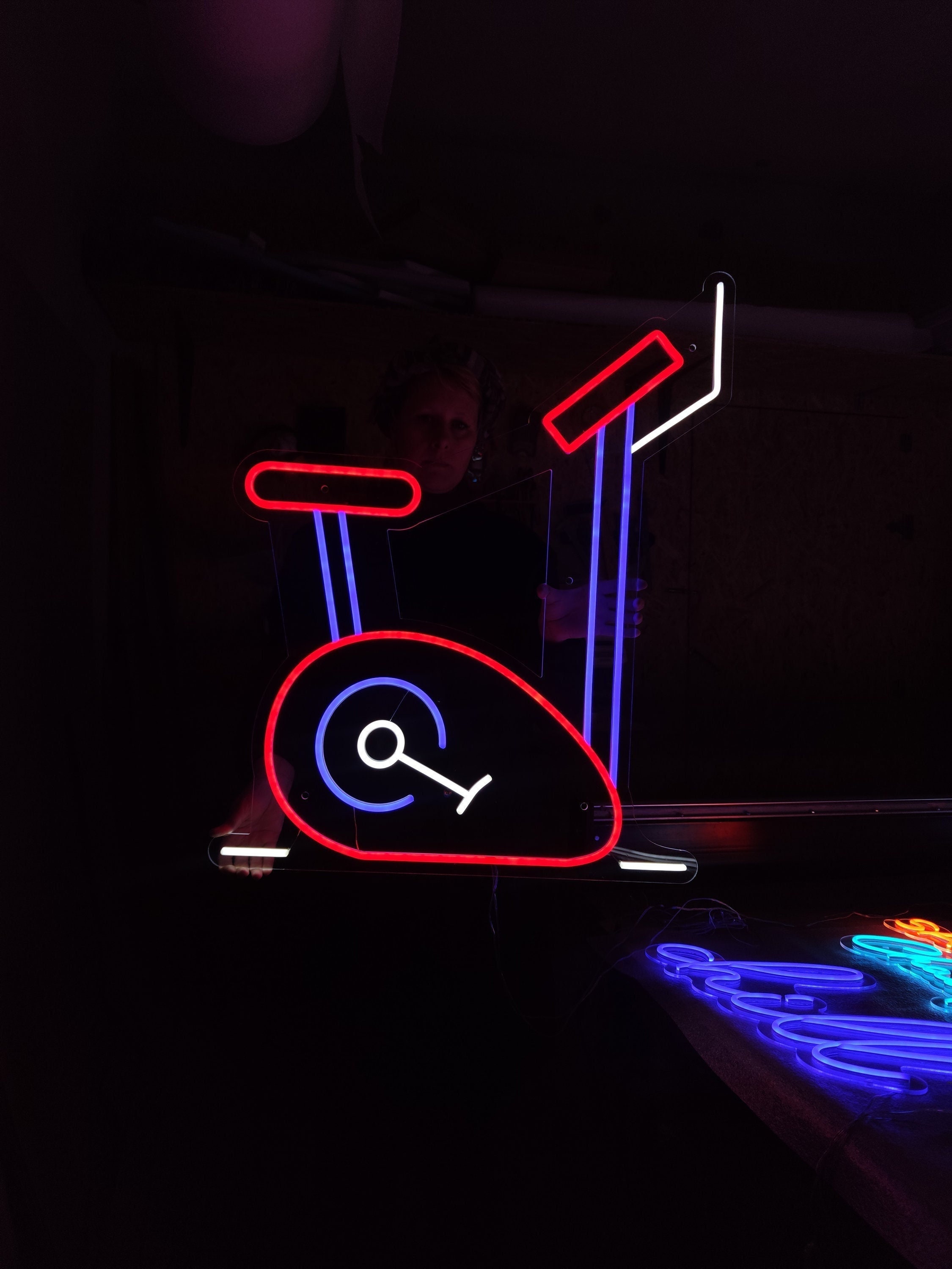 Exercise bike neon for sale  