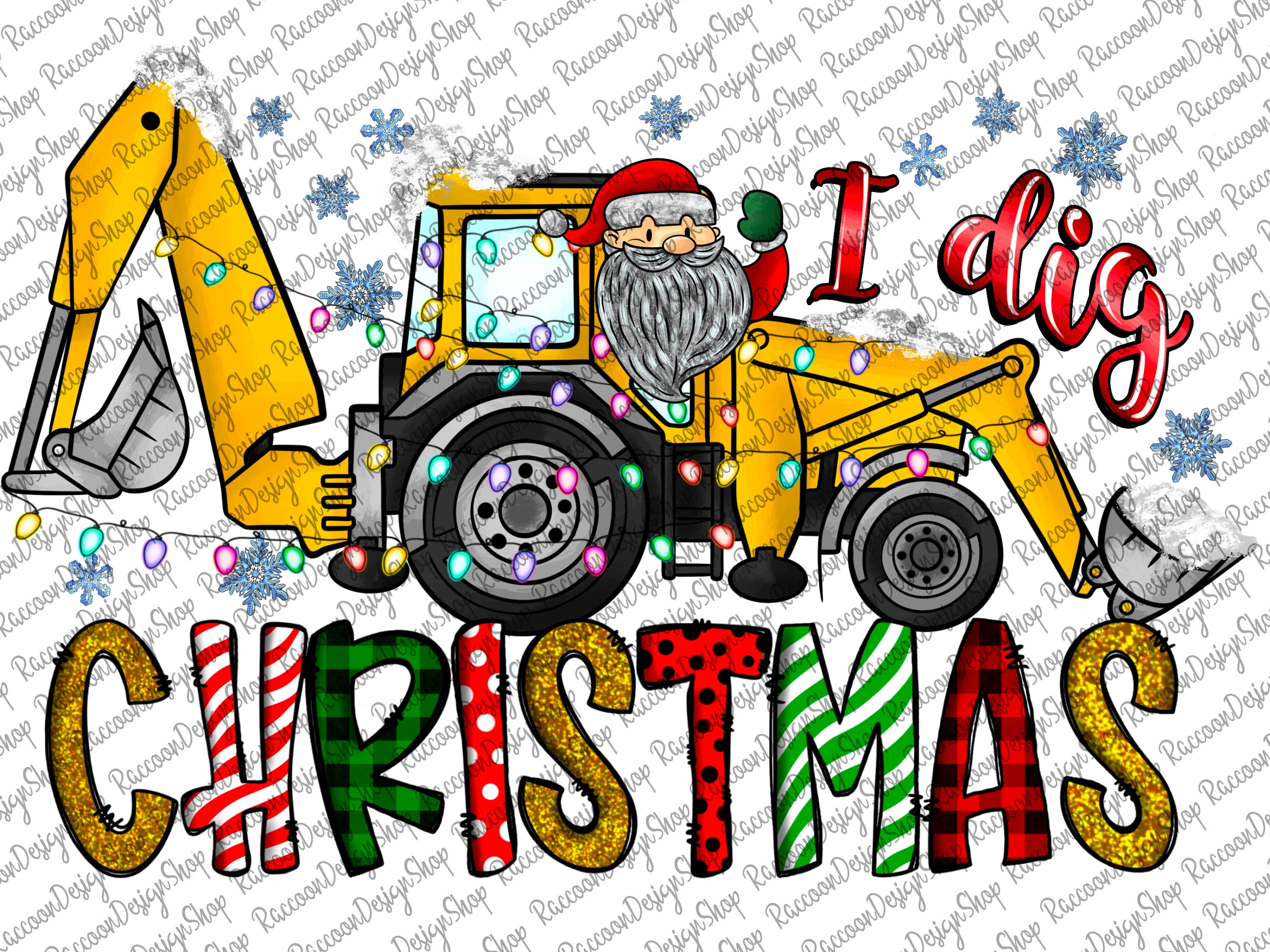 Dig christmas png for sale  