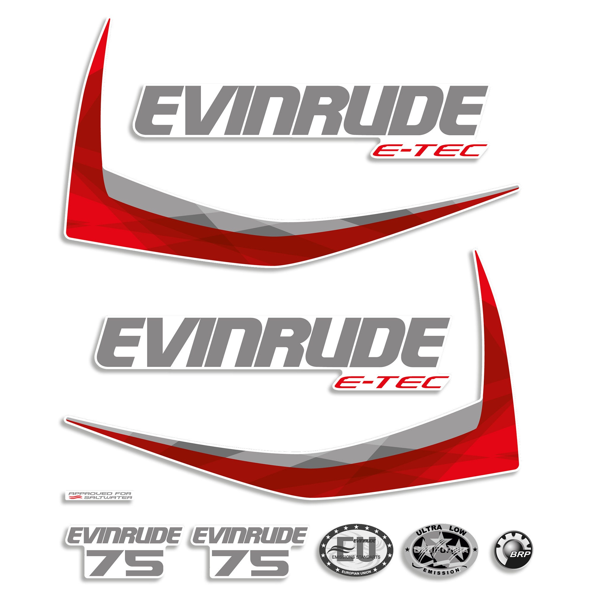 Evinrude 75hp tec for sale  