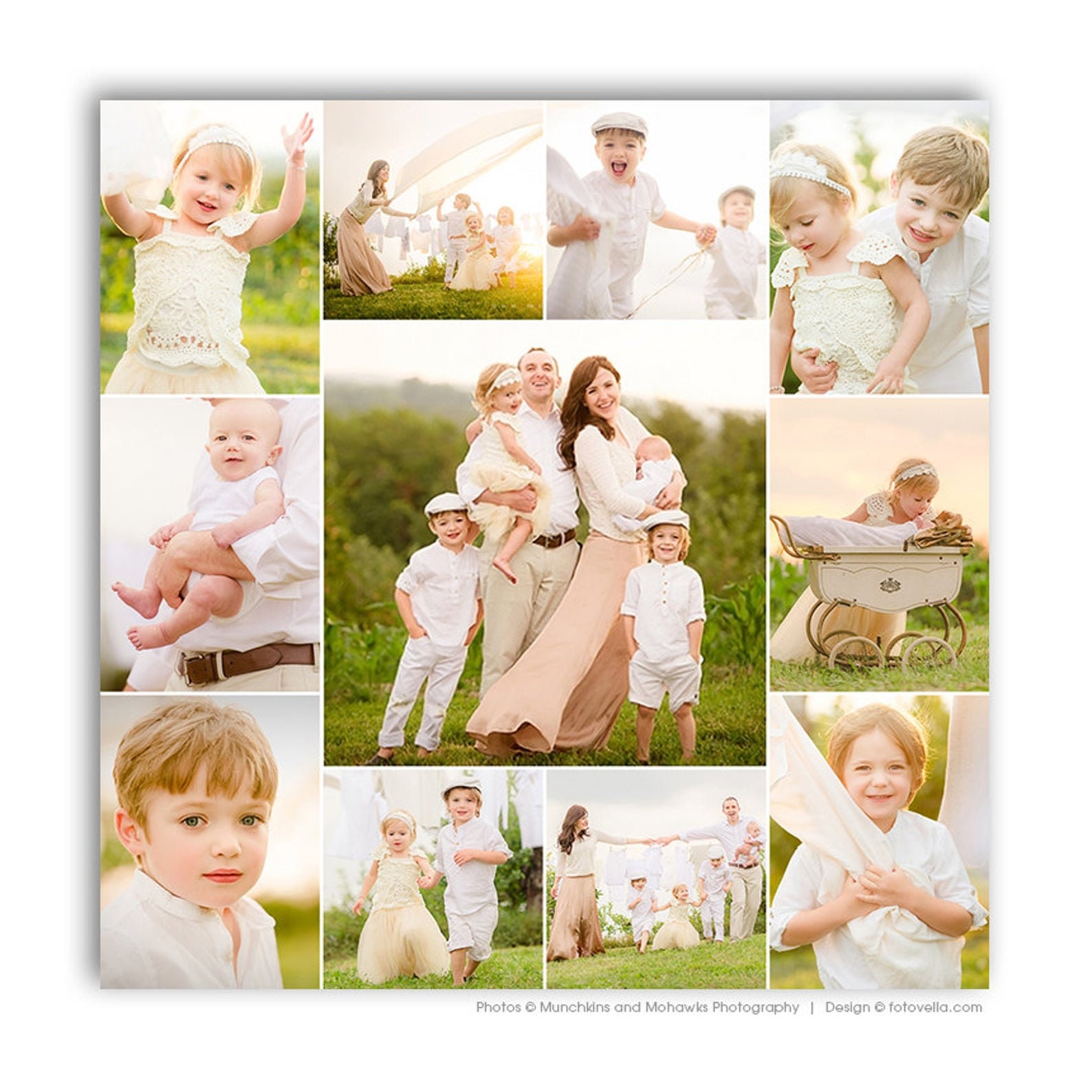 Photo collage template for sale  