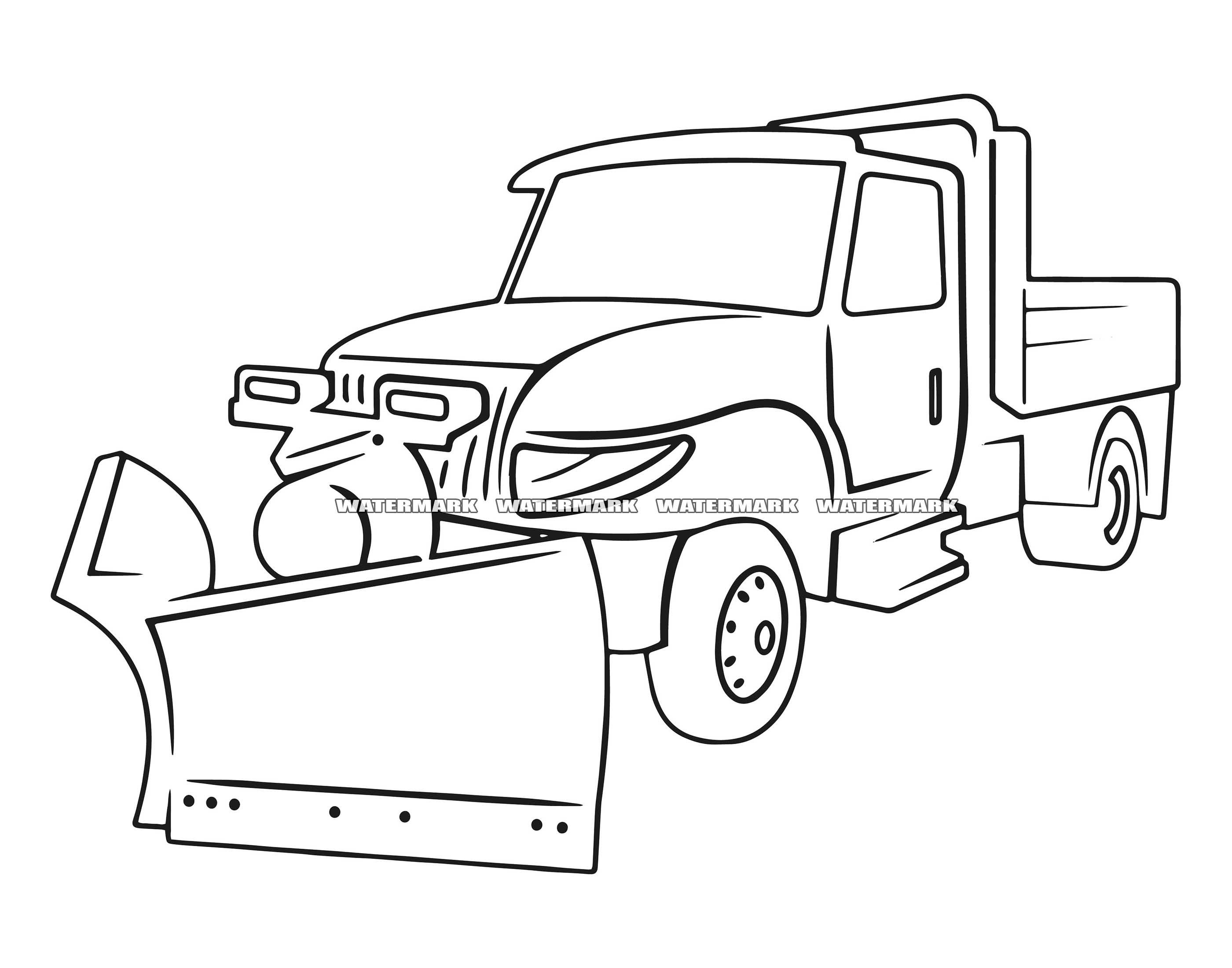 Snow truck svg for sale  