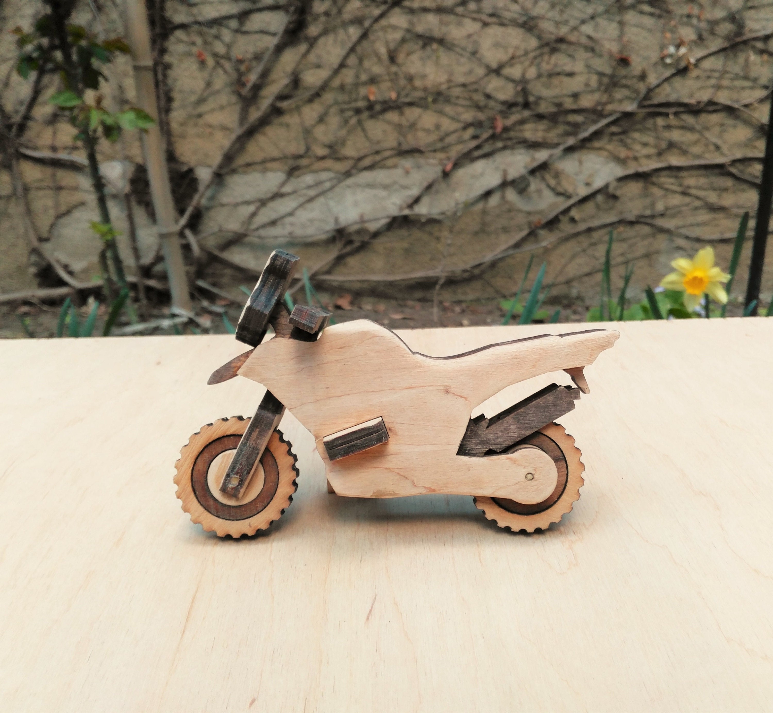 Motorcycle handmade wooden for sale  