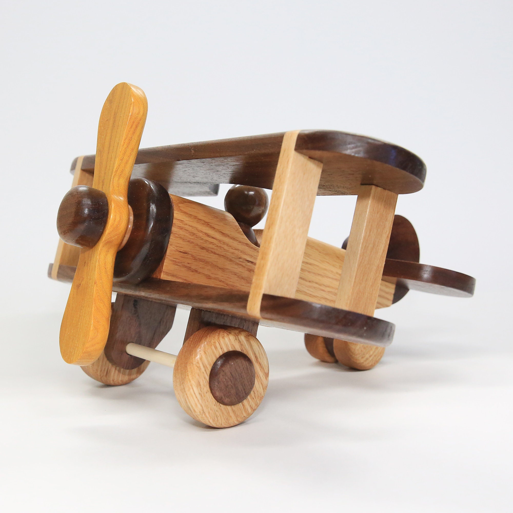Biplane wood toy for sale  