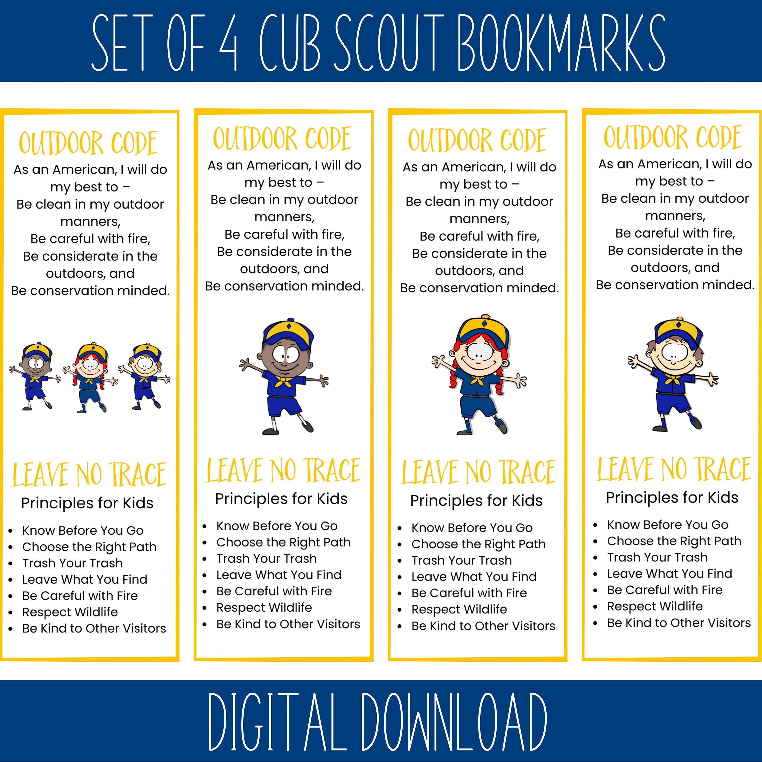 Cub scout bookmarks for sale  